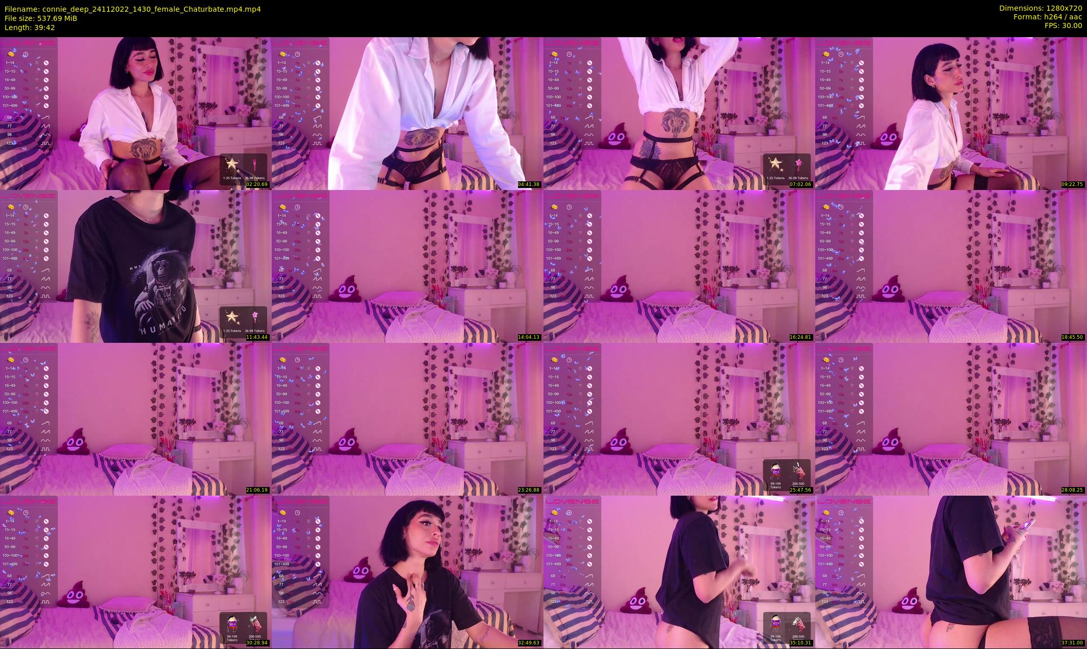 connie_deep — 40 minute Chaturbate female cam show recording, 720p, Nov 24, 2022