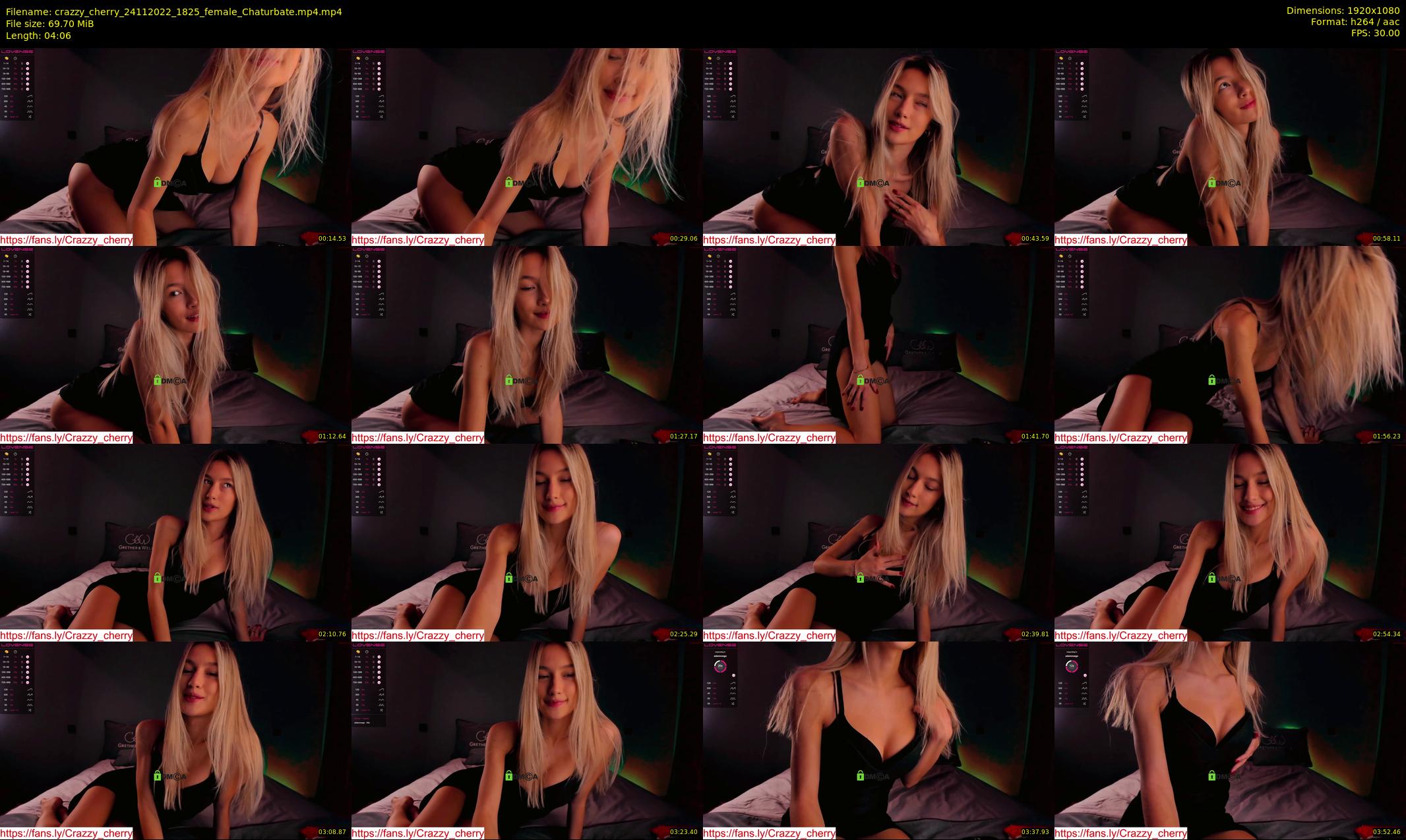 crazzy_cherry — 5 minute Chaturbate female cam show recording, 1080p, Nov 24, 2022
