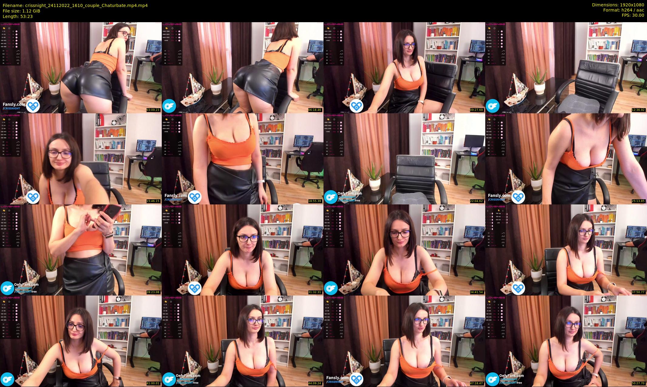 crissnight — 54 minute Chaturbate female cam show recording, 1080p, Nov 24, 2022