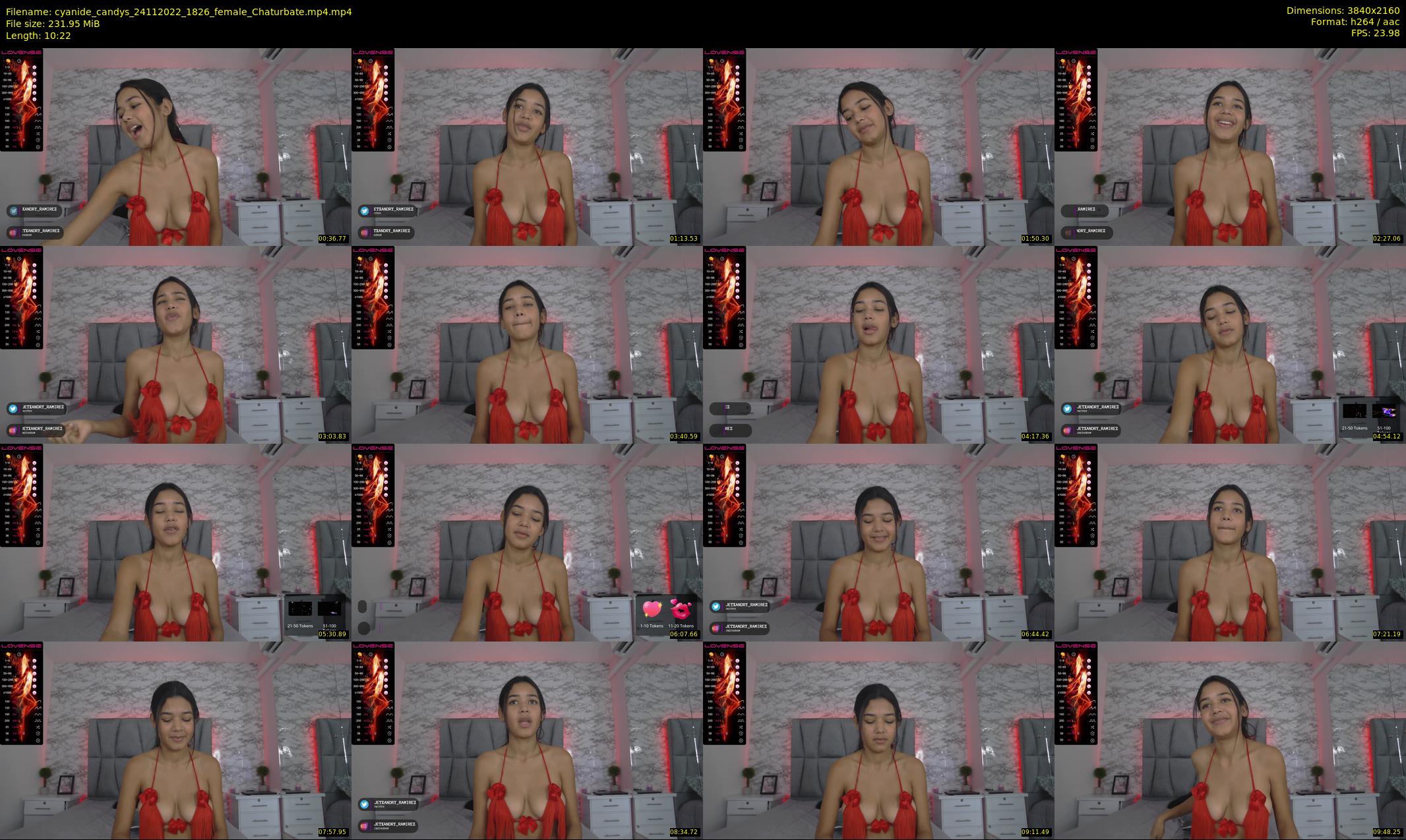 cyanide_candys — 11 minute Chaturbate female cam show recording, 4K, Nov 24, 2022