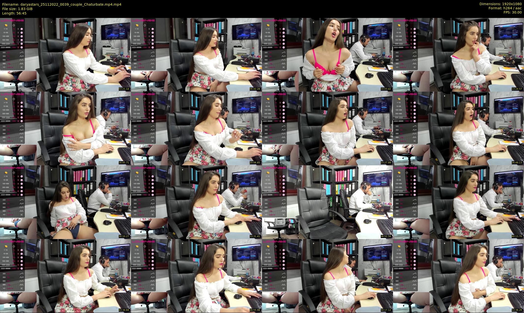 daryastars — 57 minute Chaturbate couple cam show recording, 1080p, Nov 25, 2022