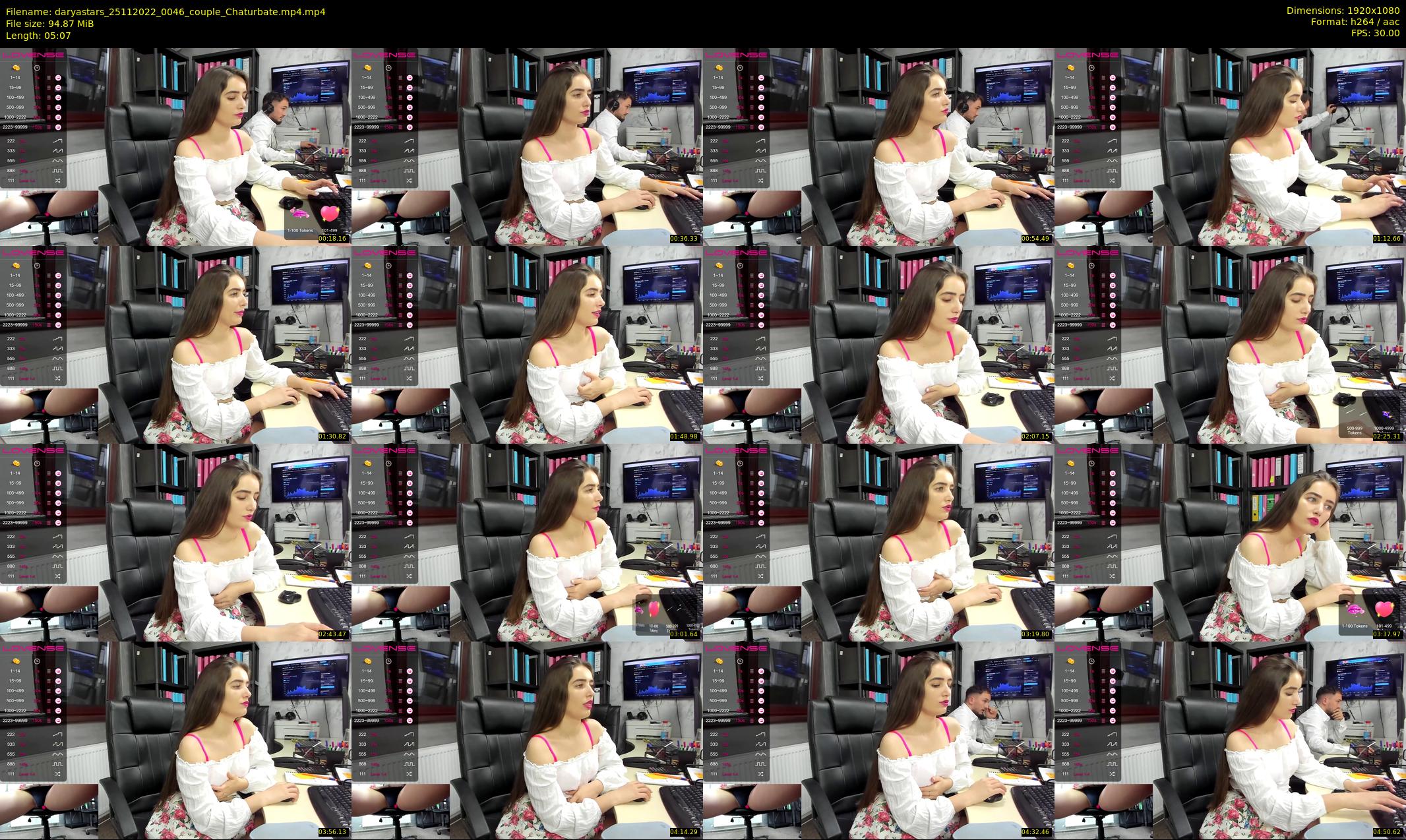 daryastars — 6 minute Chaturbate couple cam show recording, 1080p, Nov 25, 2022