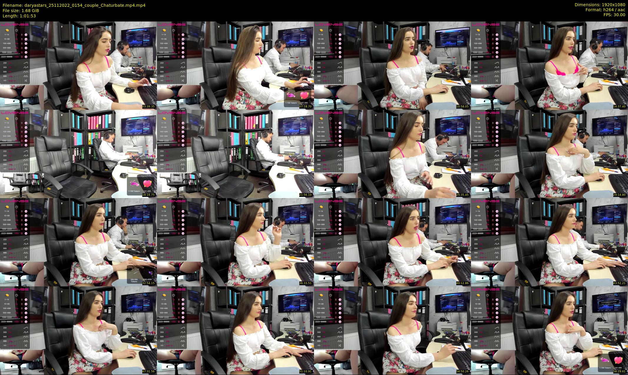 daryastars — 62 minute Chaturbate couple cam show recording, 1080p, Nov 25, 2022
