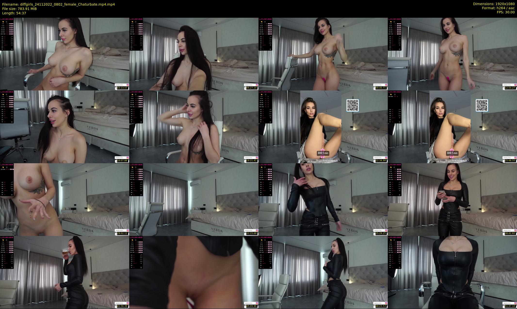 diffgirls — 55 minute Chaturbate female cam show recording, 1080p, Nov 24, 2022