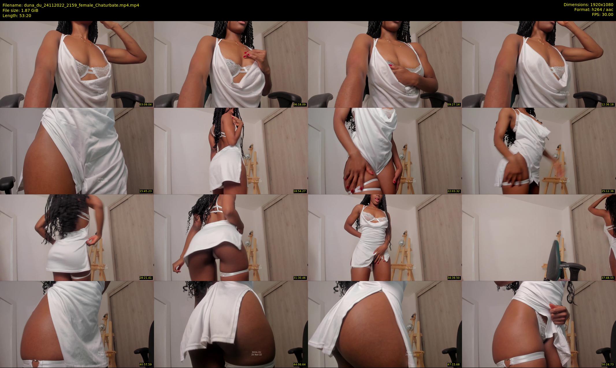 duna_du — 54 minute Chaturbate female cam show recording, 1080p, Nov 24, 2022