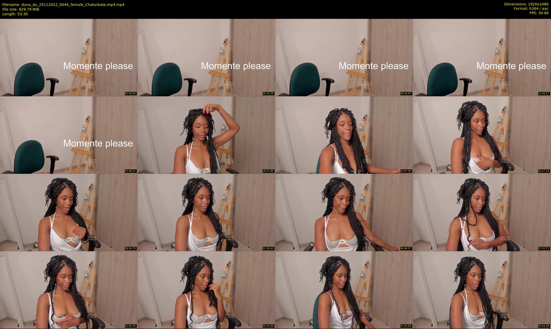 duna_du — 54 minute Chaturbate female cam show recording, 1080p, Nov 25, 2022
