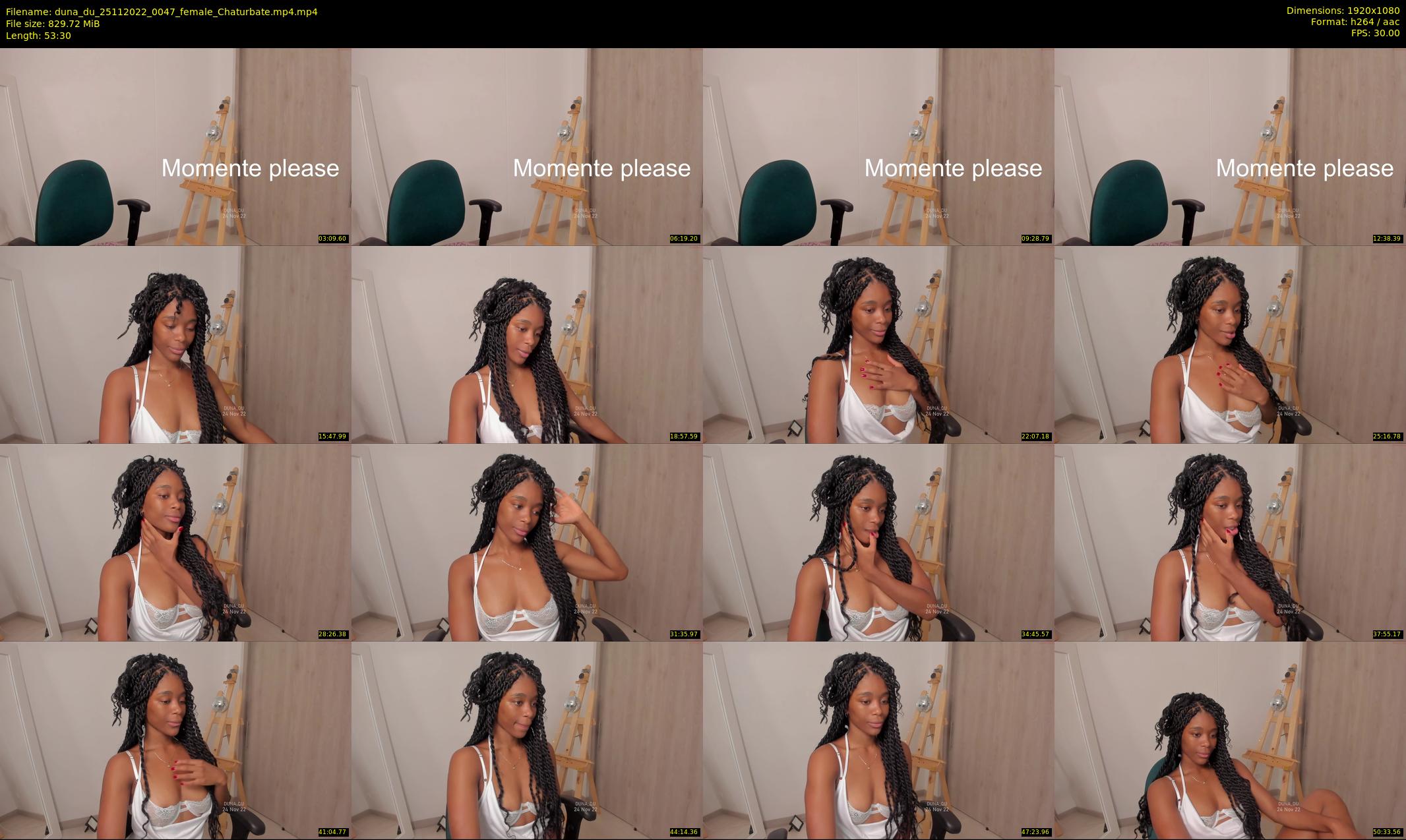 duna_du — 54 minute Chaturbate female cam show recording, 1080p, Nov 25, 2022