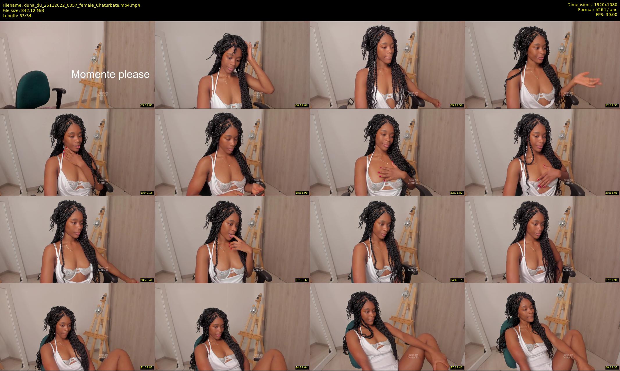 duna_du — 54 minute Chaturbate female cam show recording, 1080p, Nov 25, 2022