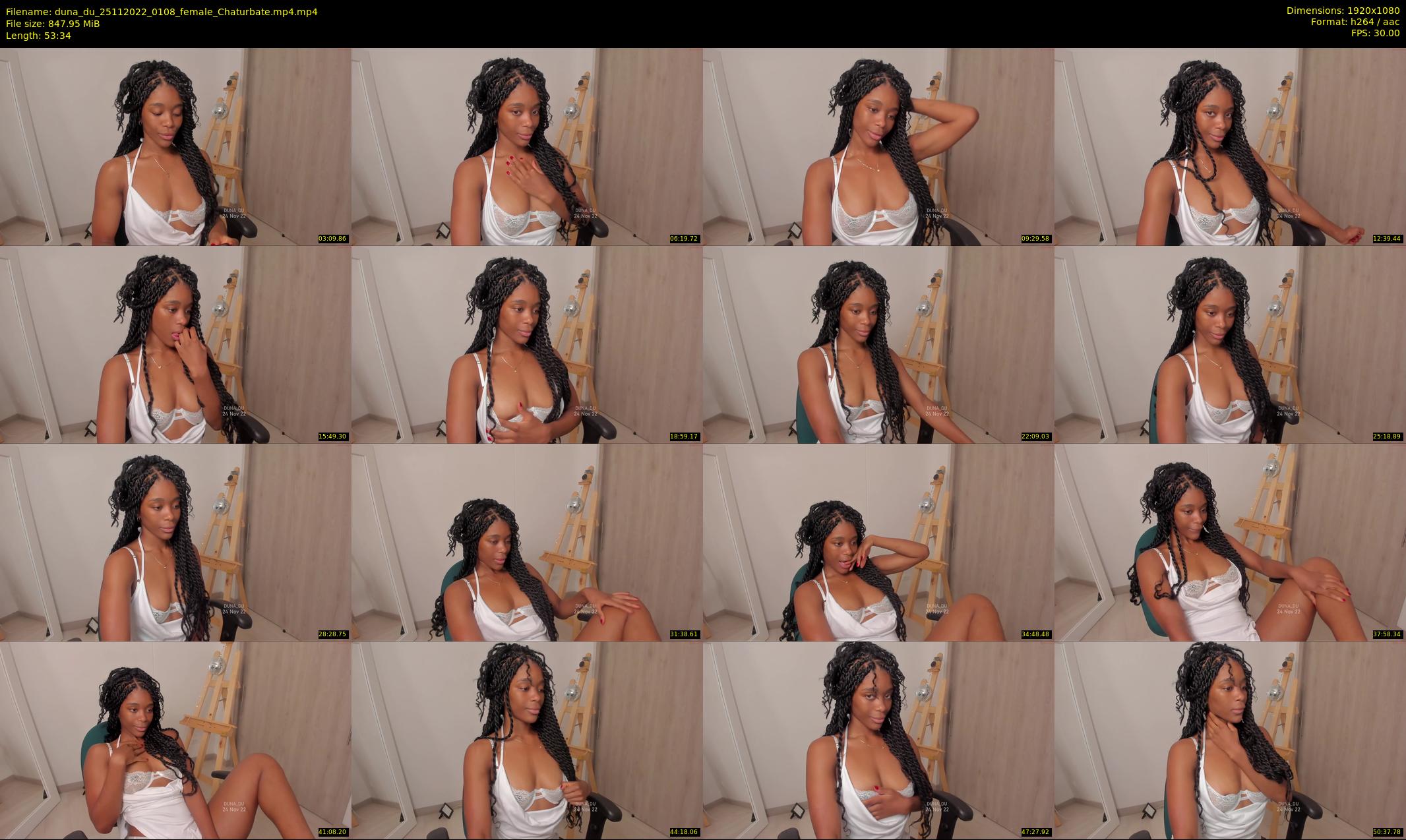 duna_du — 54 minute Chaturbate female cam show recording, 1080p, Nov 25, 2022