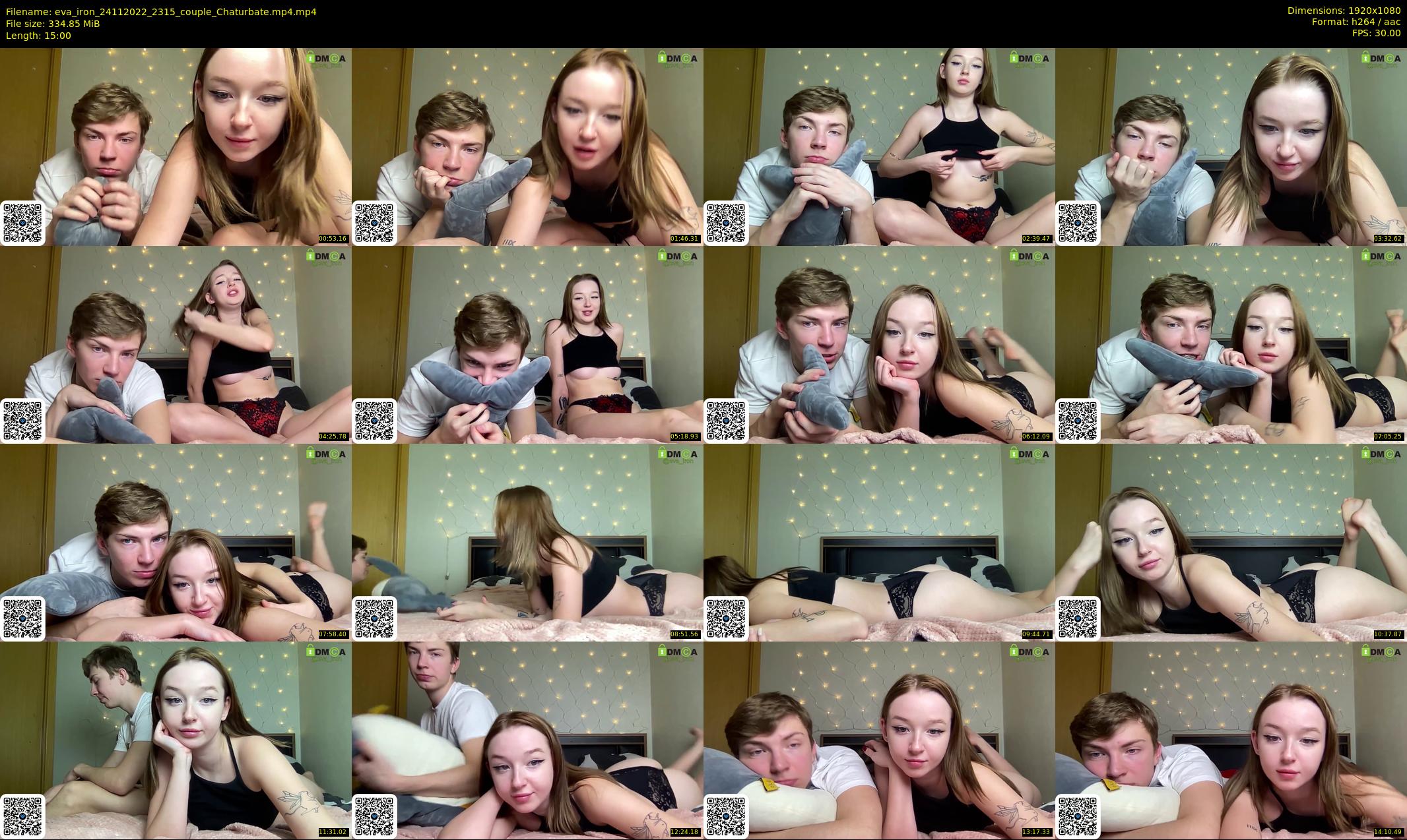 eva_iron — 15 minute Chaturbate couple cam show recording, 1080p, Nov 24, 2022
