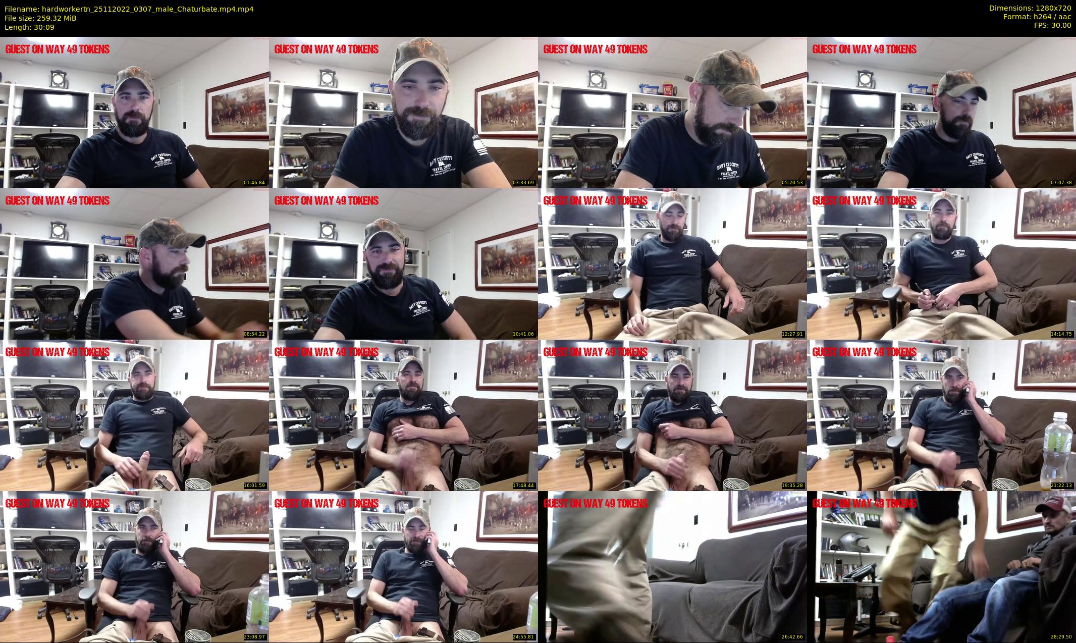 hardworkertn — 31 minute Chaturbate male cam show recording, 720p, Nov 25, 2022