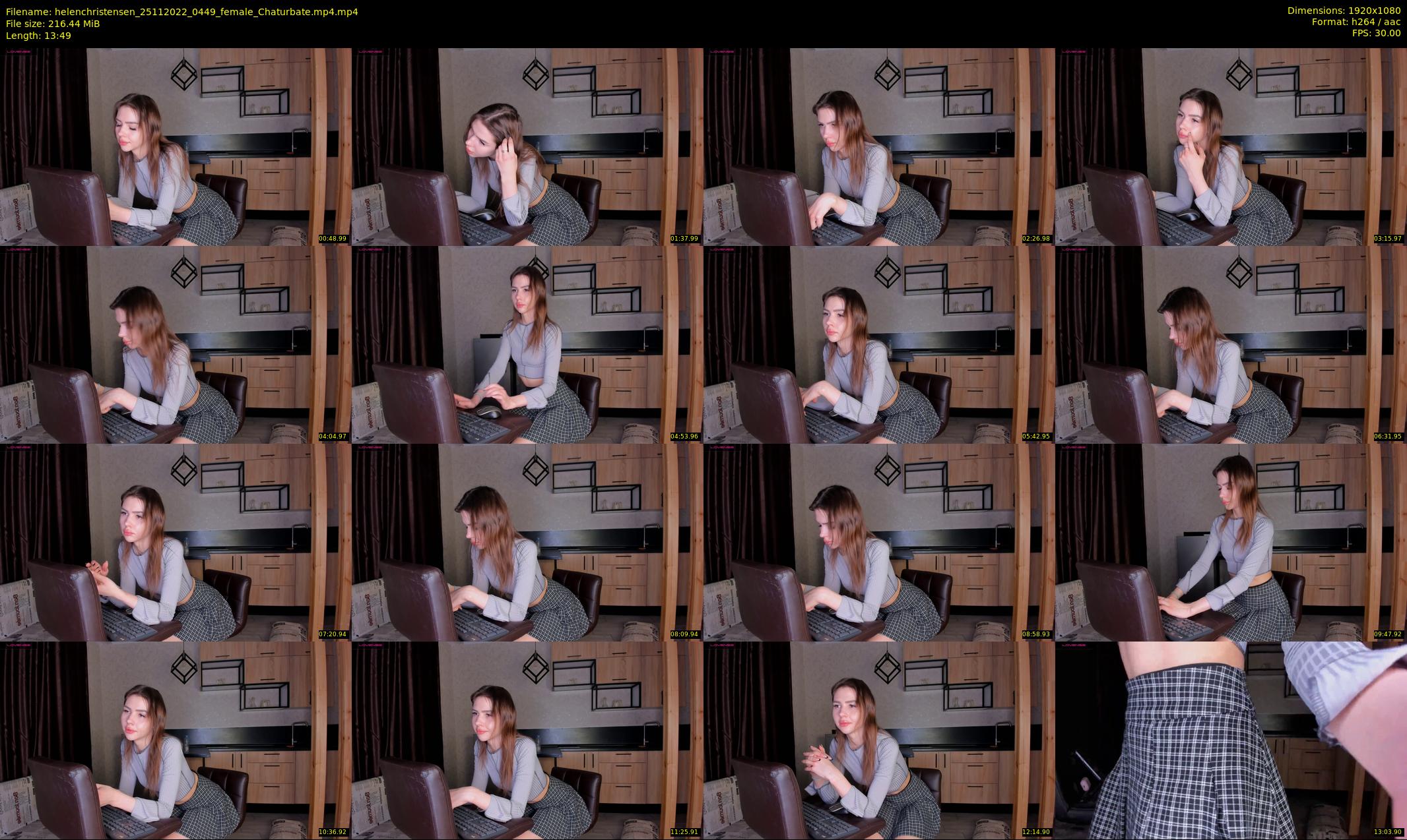 helenchristensen — 14 minute Chaturbate female cam show recording, 1080p, Nov 25, 2022