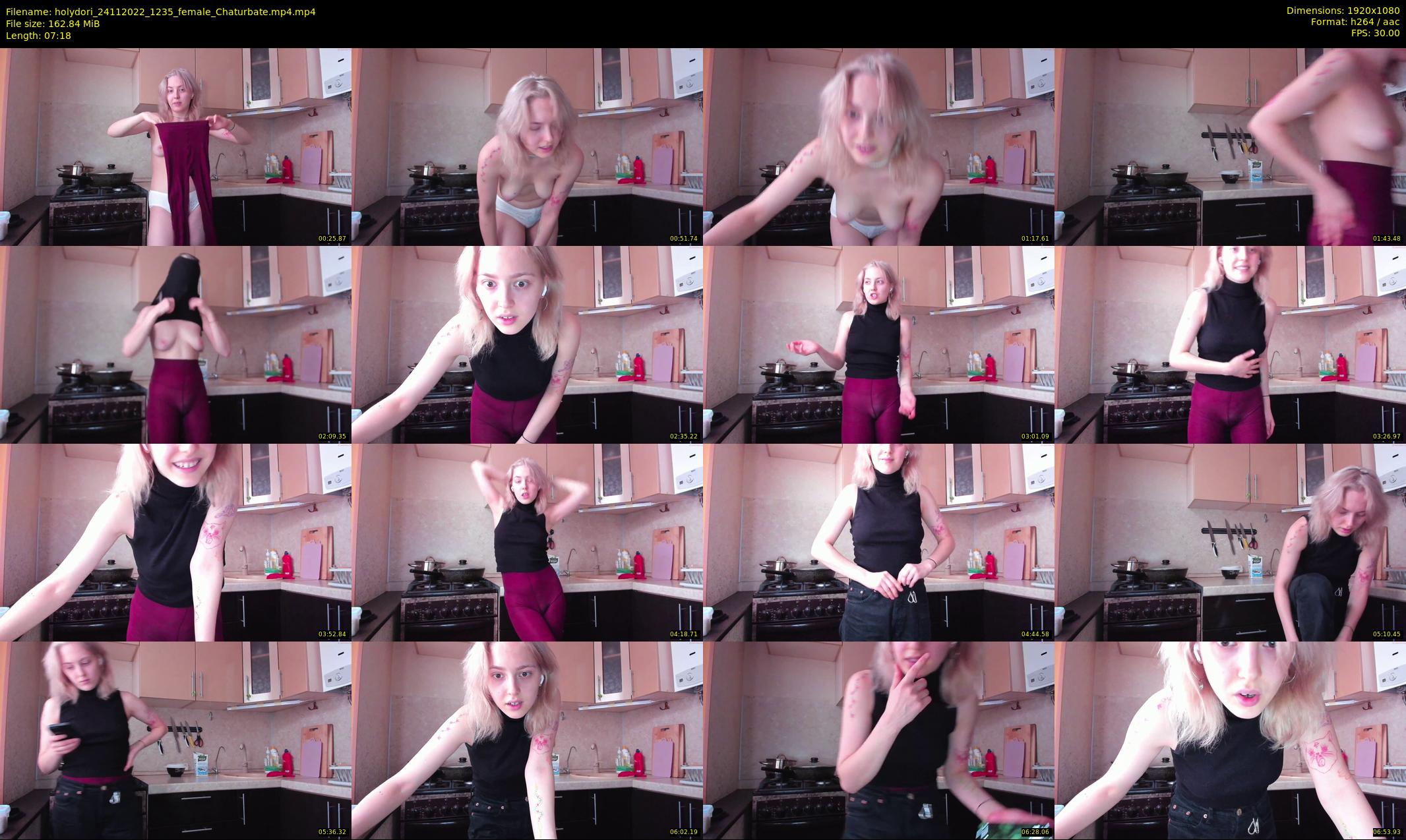 holydori — 8 minute Chaturbate female cam show recording, 1080p, Nov 24, 2022