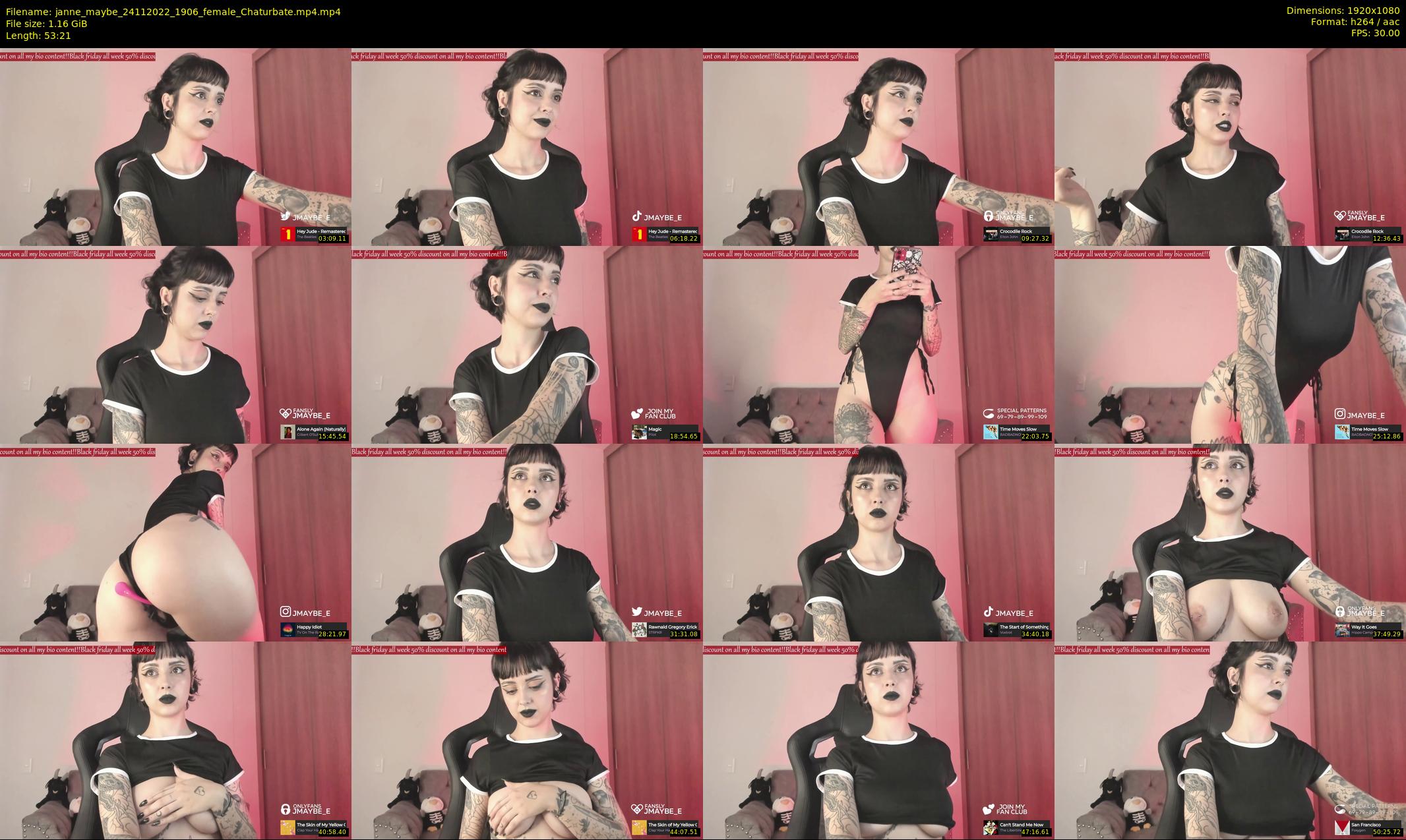 janne_maybe — 54 minute Chaturbate female cam show recording, 1080p, Nov 24, 2022