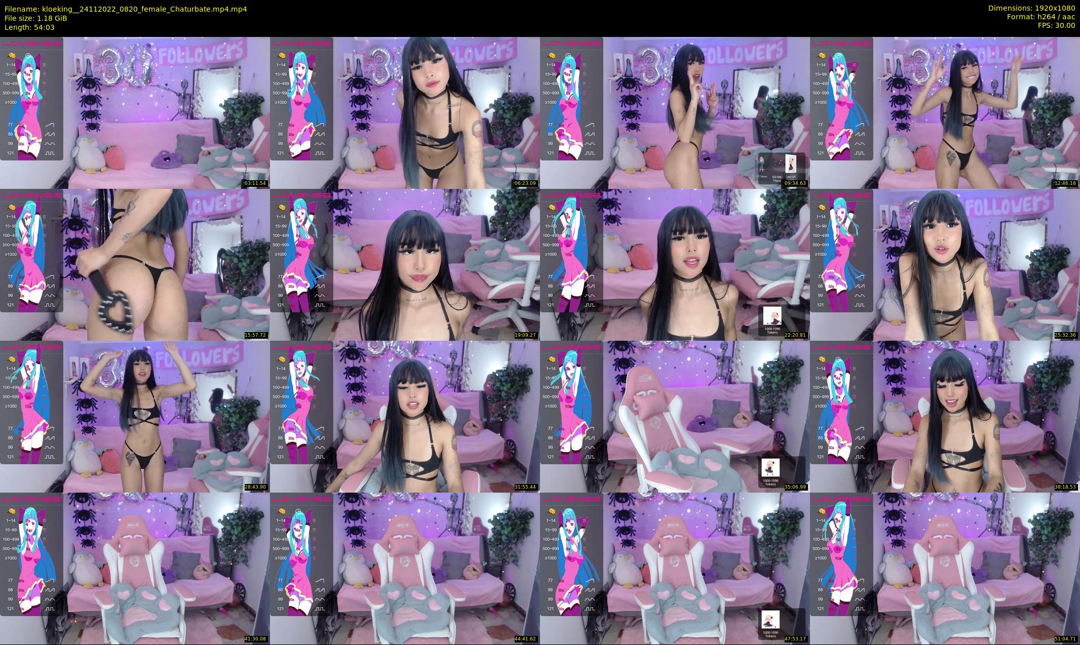 kloeking_ — 55 minute Chaturbate female cam show recording, 1080p, Nov 24, 2022