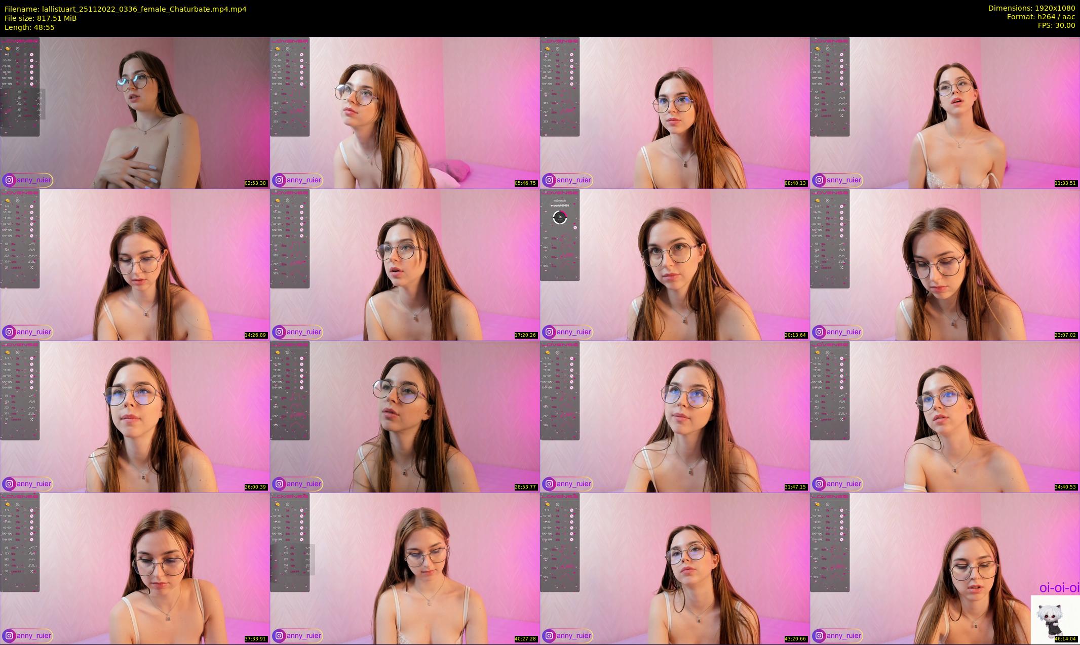 lallistuart — 49 minute Chaturbate female cam show recording, 1080p, Nov 25, 2022