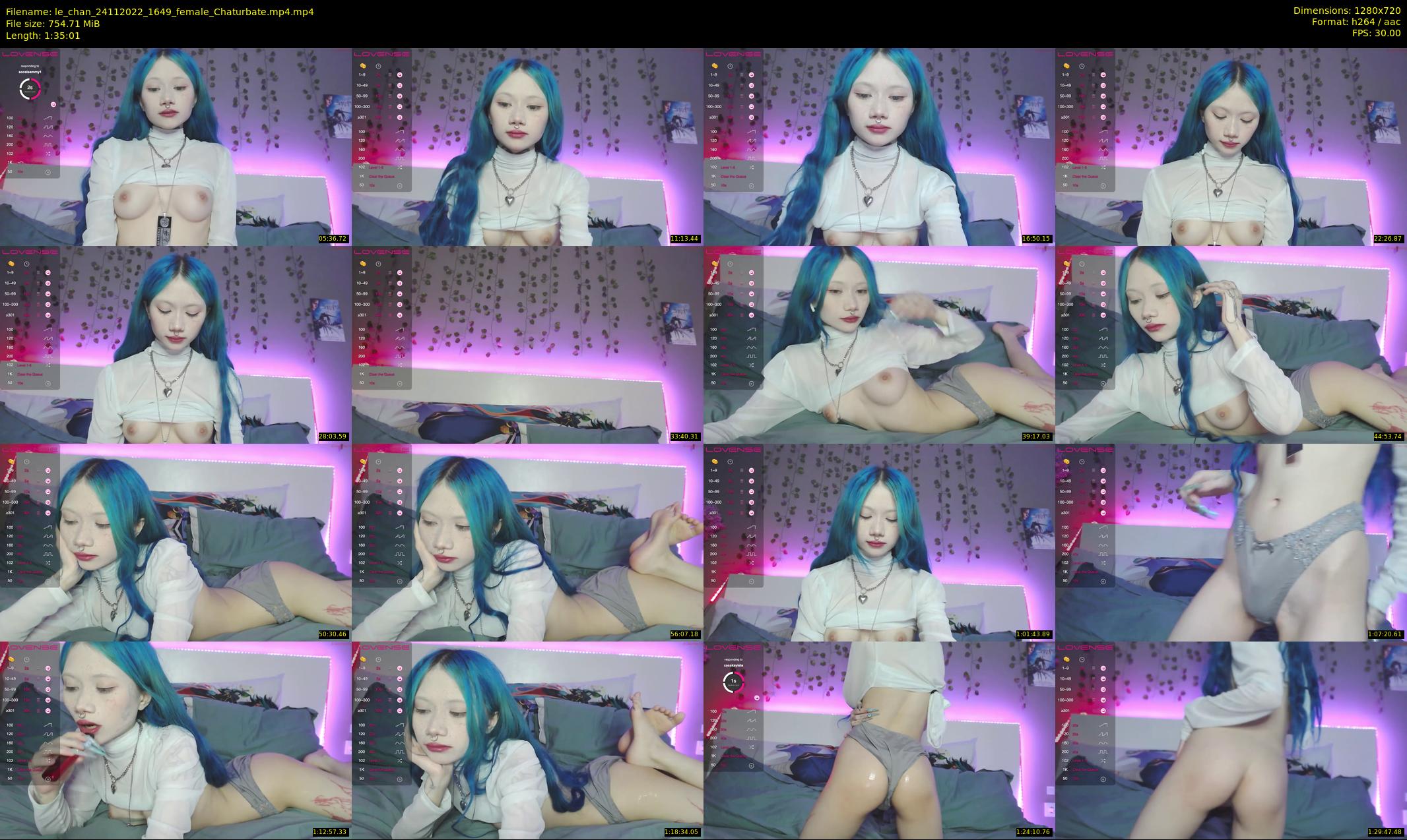 le_chan — 96 minute Chaturbate female cam show recording, 720p, Nov 24, 2022