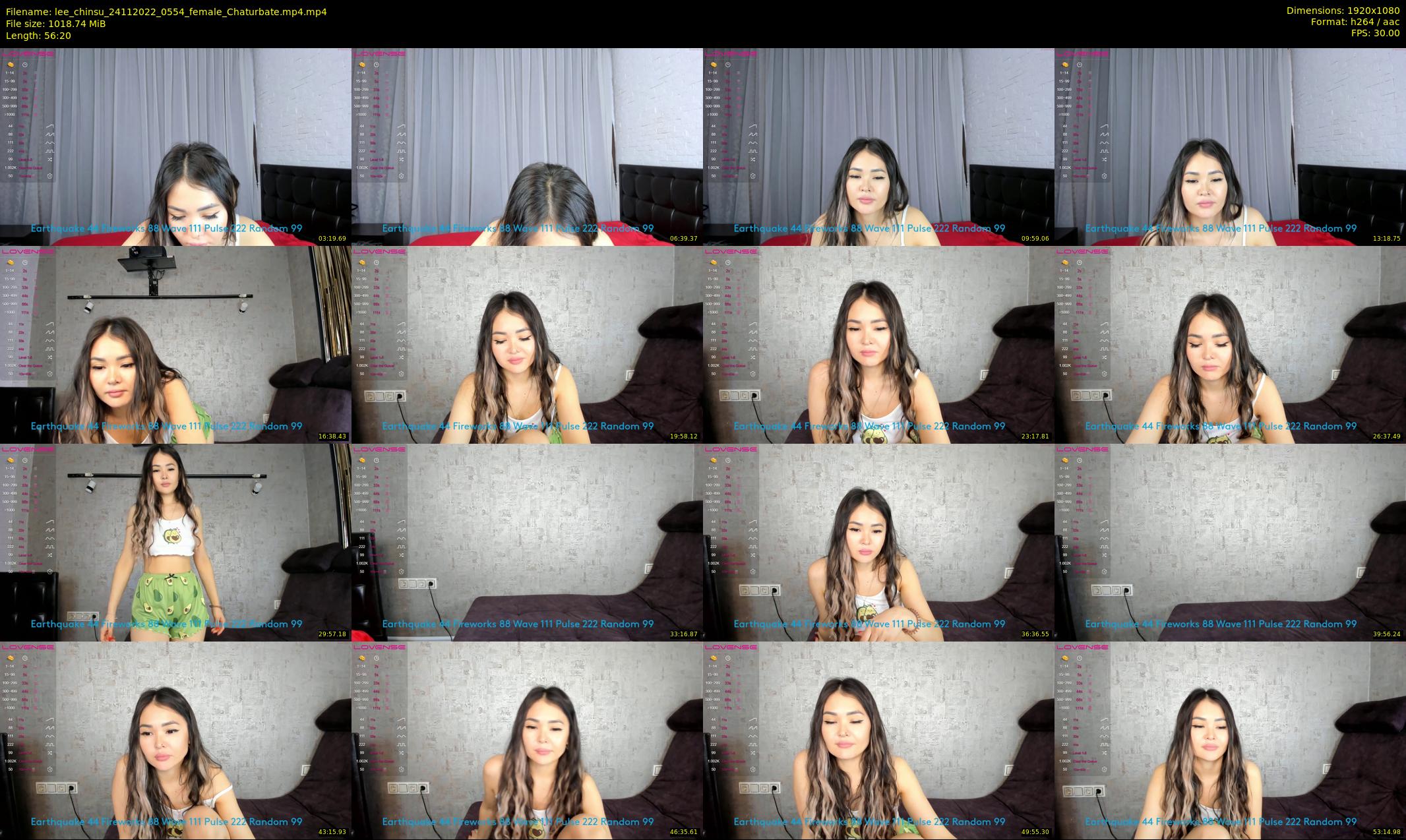 lee_chinsu — 57 minute Chaturbate female cam show recording, 1080p, Nov 24, 2022
