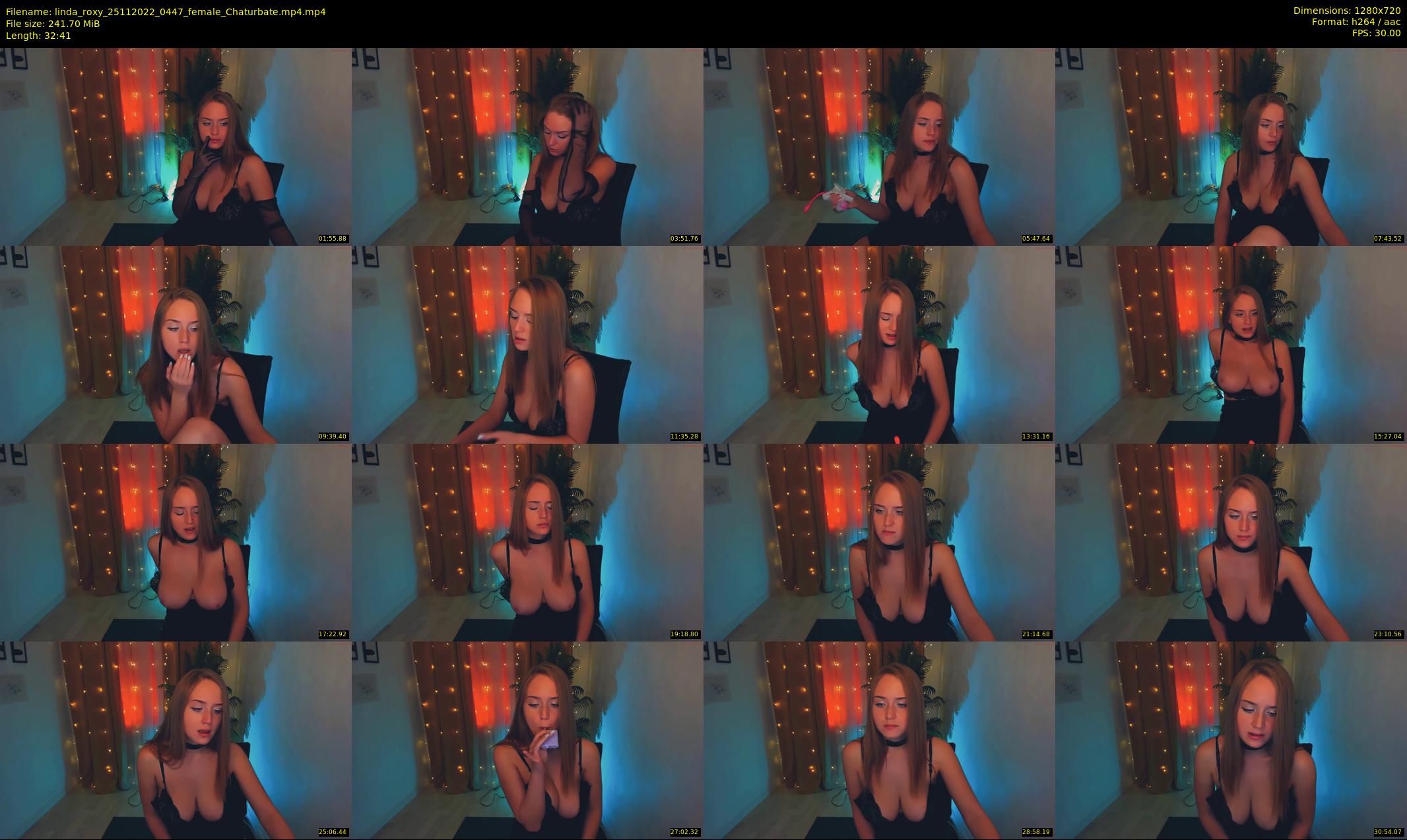 linda_roxy — 33 minute Chaturbate female cam show recording, 720p, Nov 25, 2022