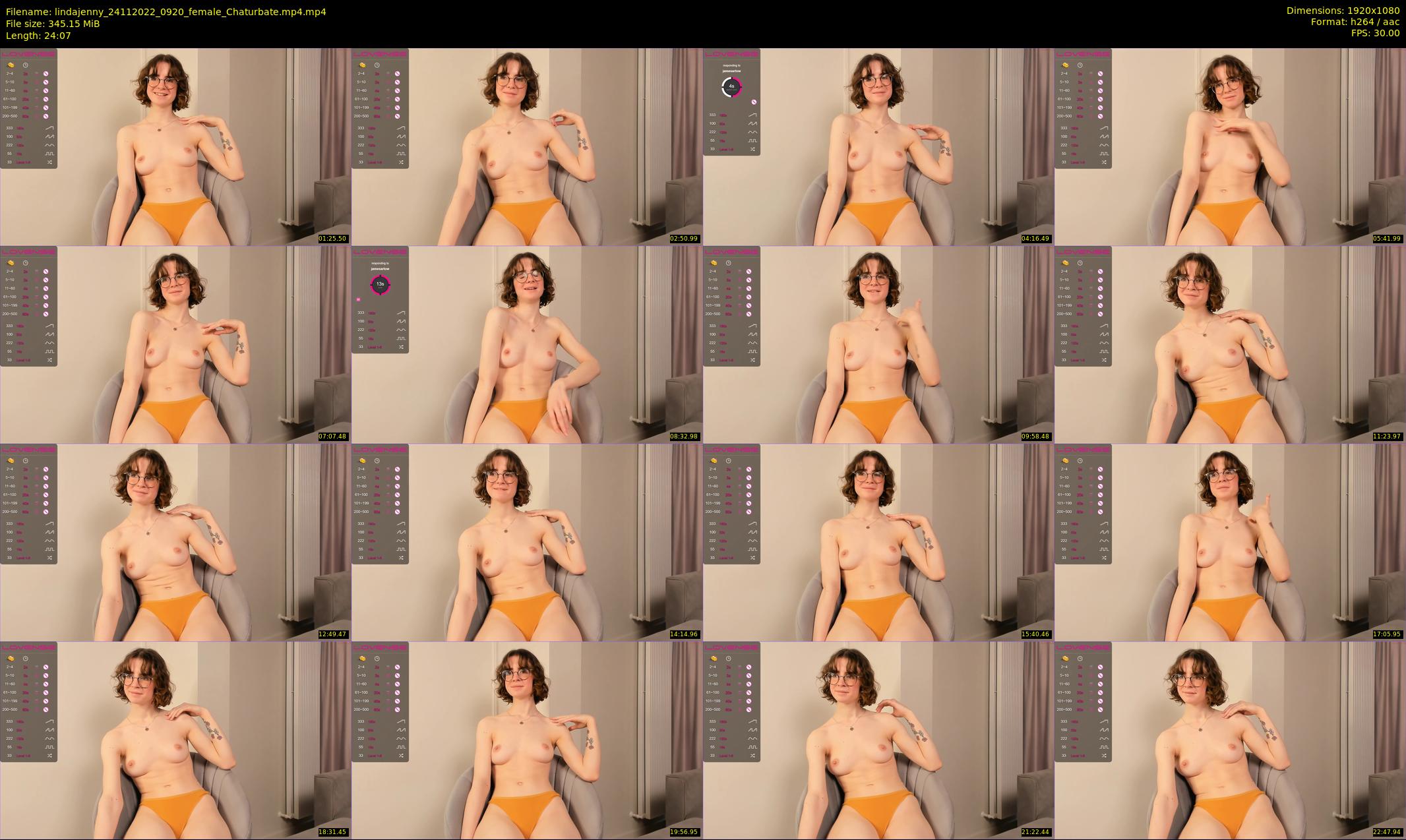 lindajenny — 25 minute Chaturbate couple cam show recording, 1080p, Nov 24, 2022