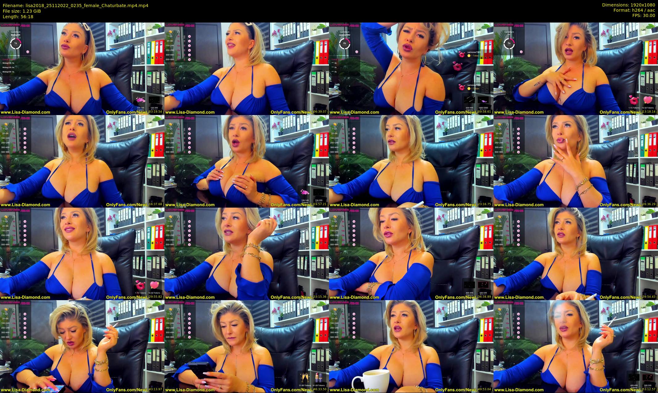 lisa2018 — 57 minute Chaturbate female cam show recording, 1080p, Nov 25, 2022