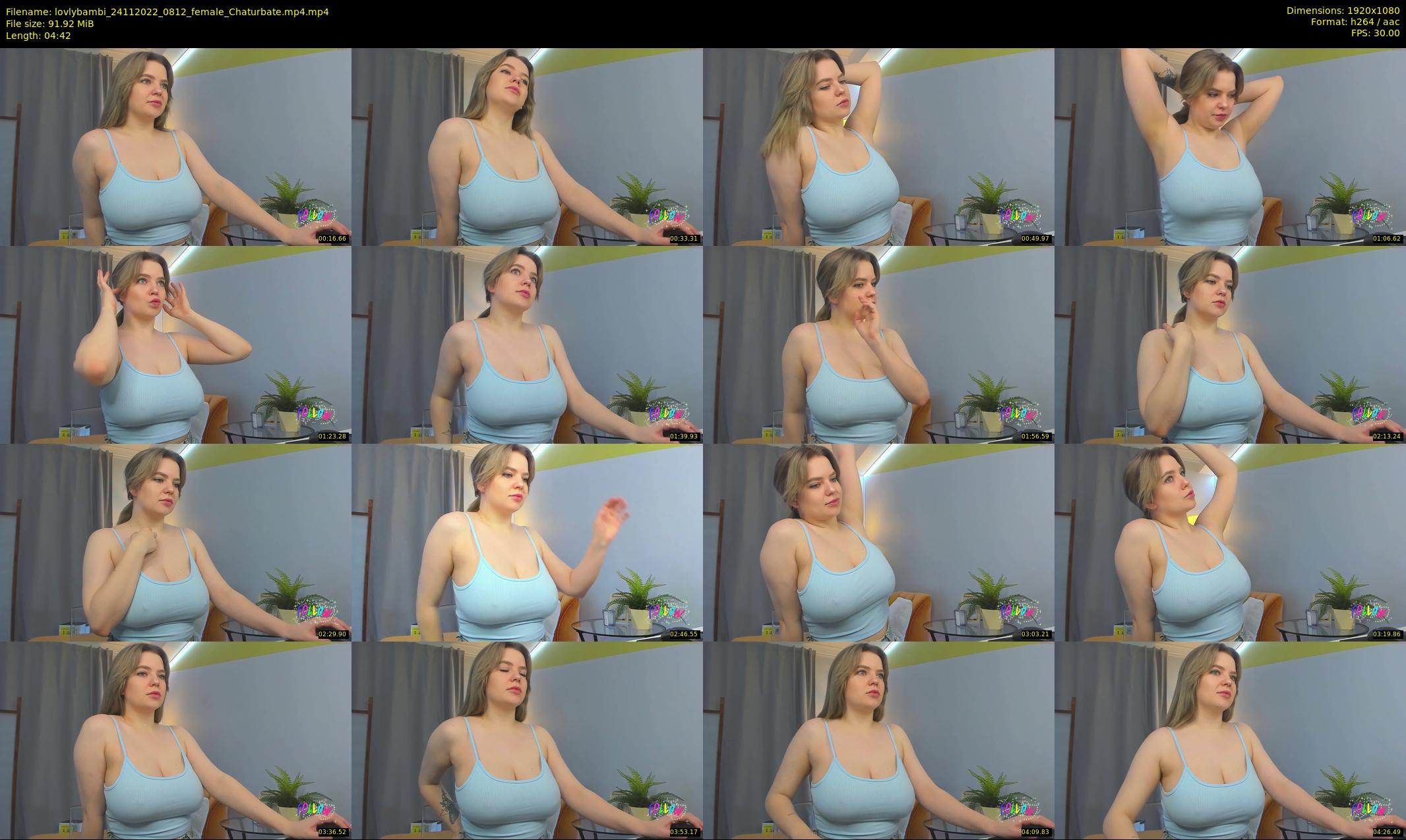 lovlybambi — 5 minute Chaturbate female cam show recording, 1080p, Nov 24, 2022