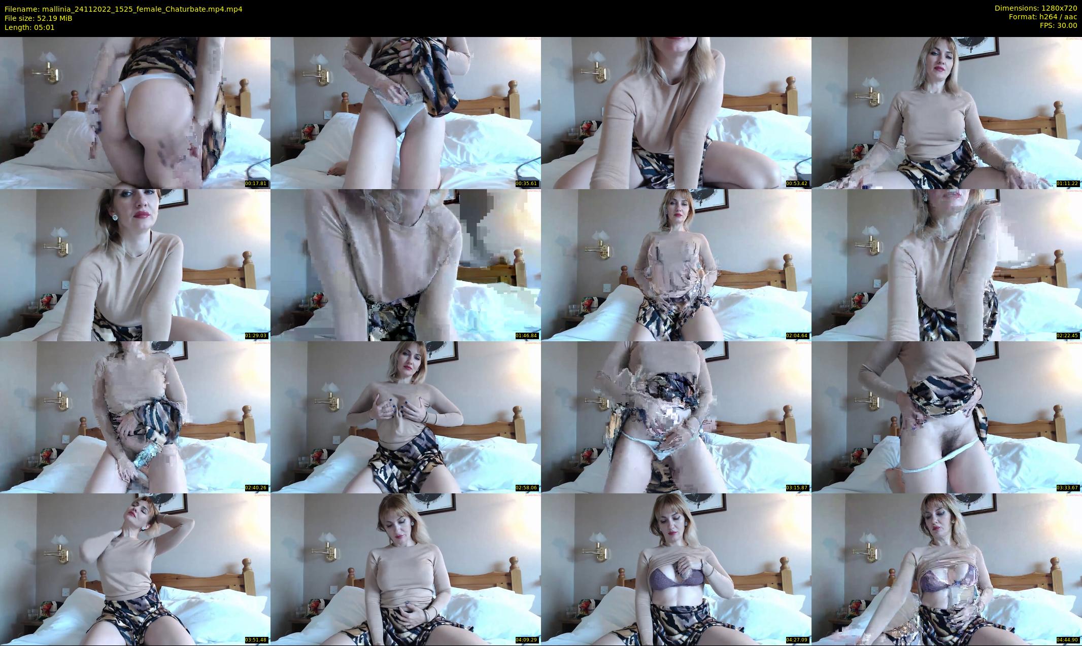 mallinia — 6 minute Chaturbate female cam show recording, 720p, Nov 24, 2022