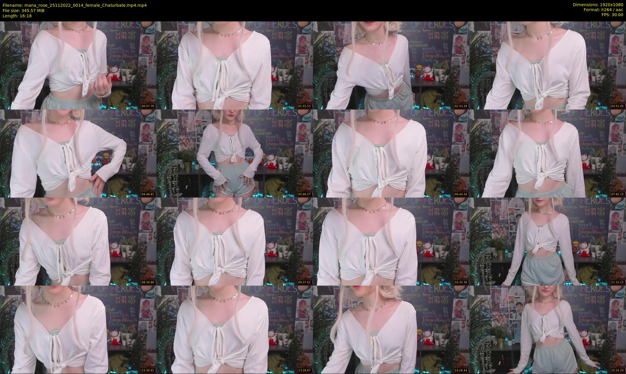 mana_rose — 17 minute Chaturbate female cam show recording, 1080p, Nov 25, 2022