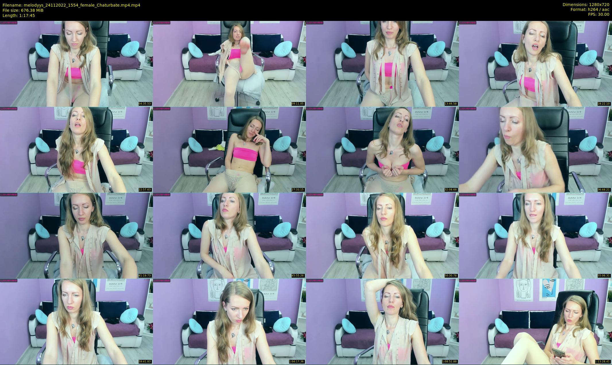 melodyys — 78 minute Chaturbate female cam show recording, 720p, Nov 24, 2022