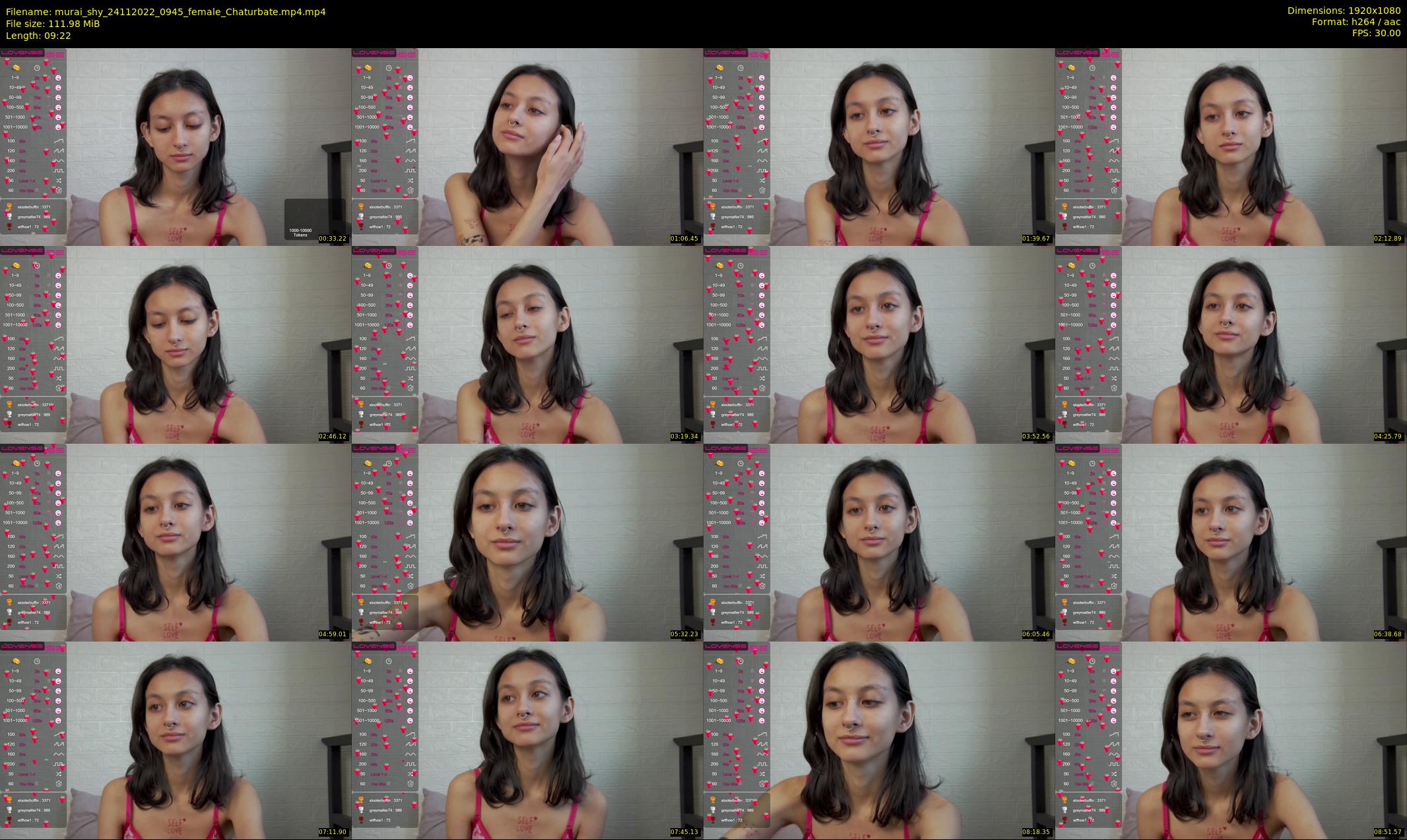 murai_shy — 10 minute Chaturbate female cam show recording, 1080p, Nov 24, 2022