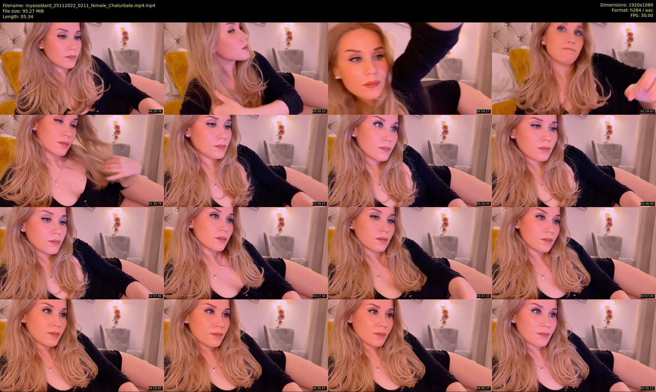 myassistant — 6 minute Chaturbate female cam show recording, 1080p, Nov 25, 2022