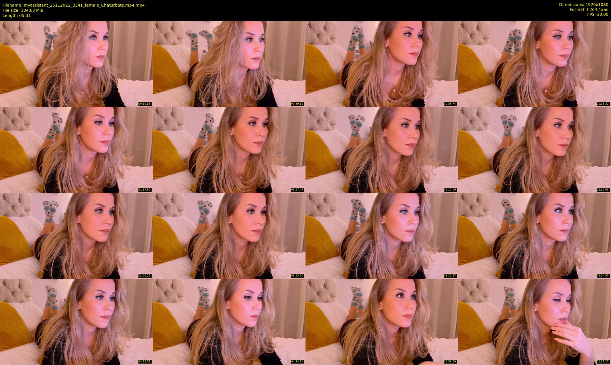 myassistant — 6 minute Chaturbate female cam show recording, 1080p, Nov 25, 2022