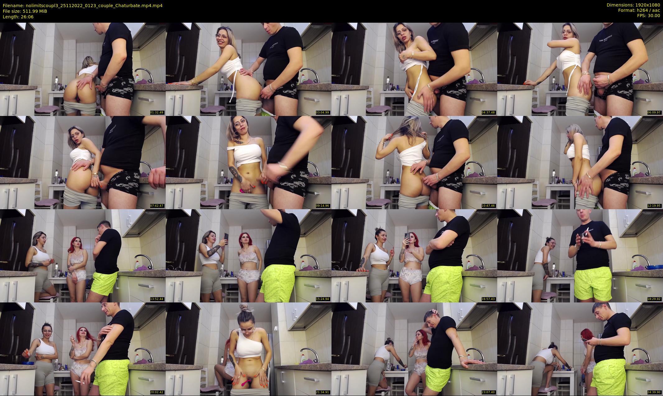 nolimitscoupl3 — 27 minute Chaturbate couple cam show recording, 1080p, Nov 25, 2022