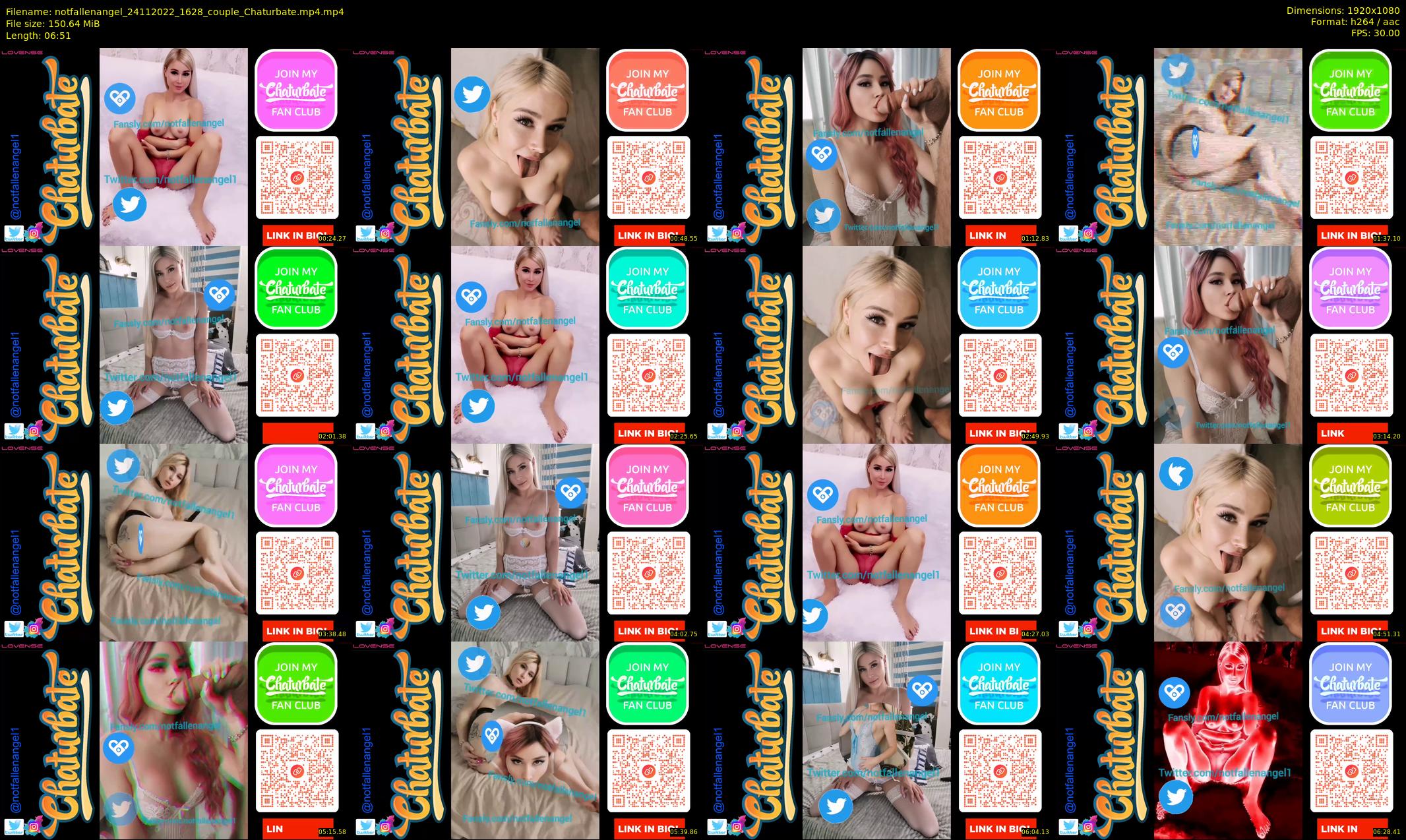 notfallenangel — 7 minute Chaturbate couple cam show recording, 1080p, Nov 24, 2022