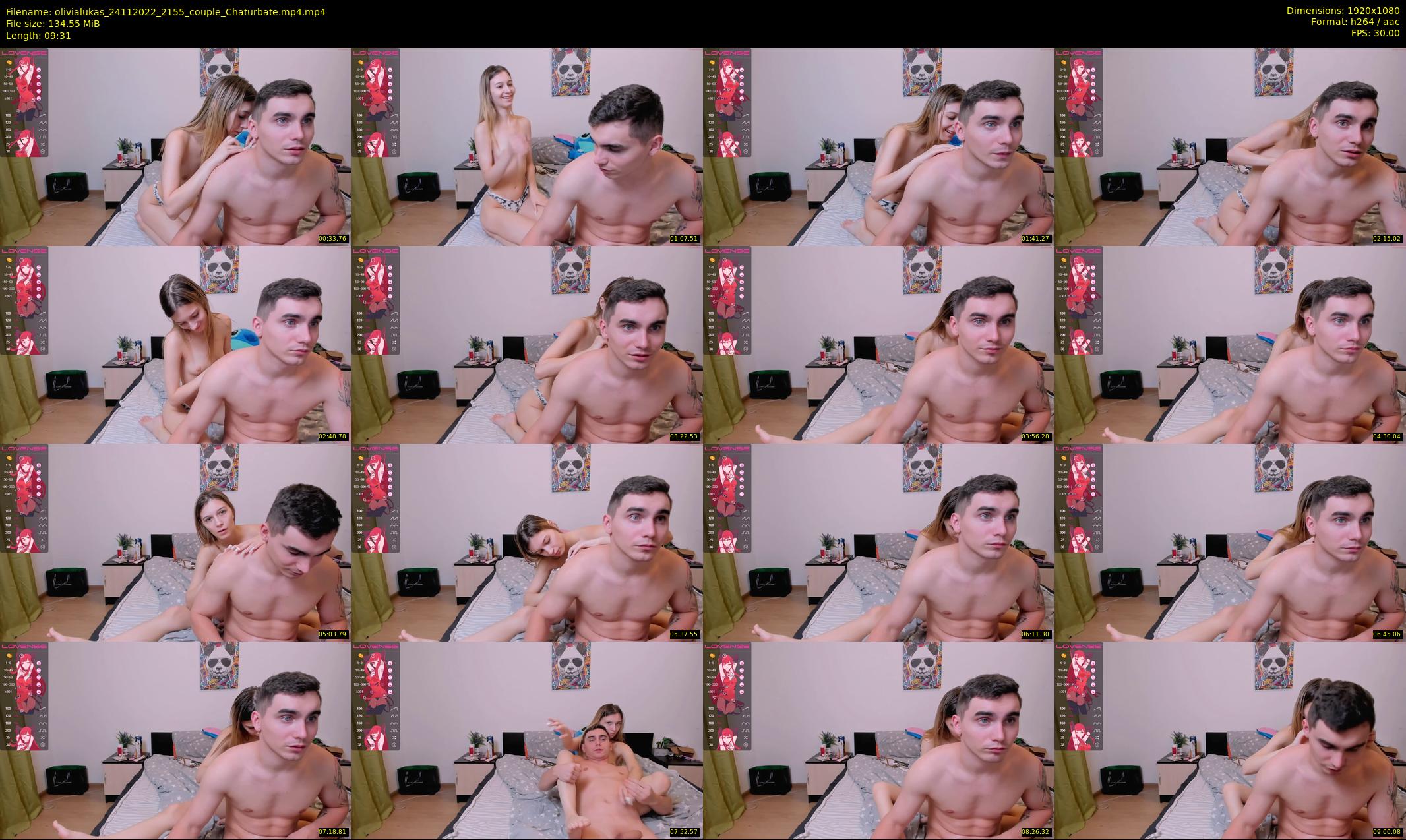 olivialukas — 10 minute Chaturbate couple cam show recording, 1080p, Nov 24, 2022