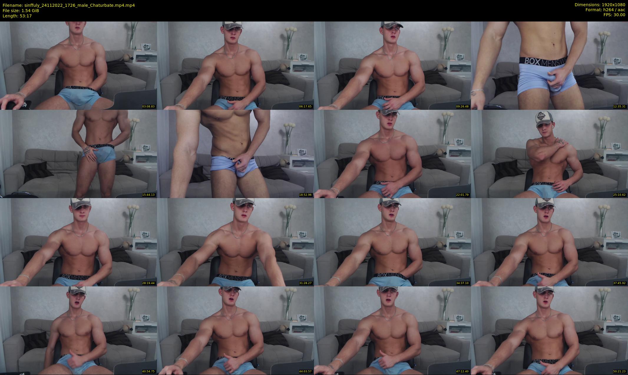 sinffuly — 54 minute Chaturbate male cam show recording, 1080p, Nov 24, 2022