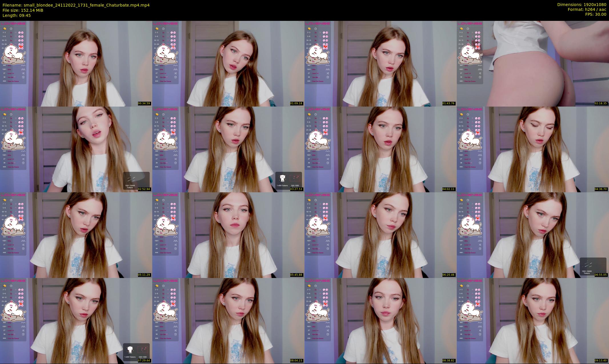 small_blondee — 10 minute Chaturbate female cam show recording, 1080p, Nov 24, 2022