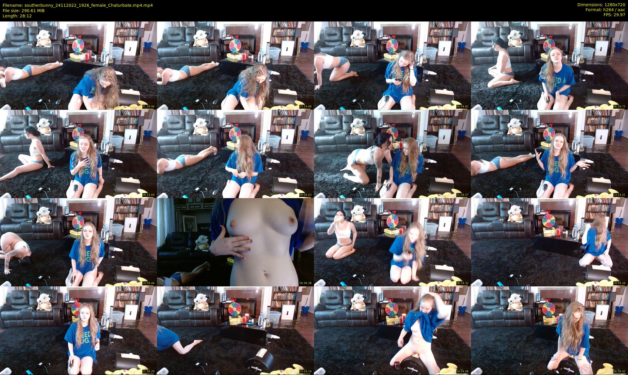 southerbunny — 29 minute Chaturbate female cam show recording, 720p, Nov 24, 2022