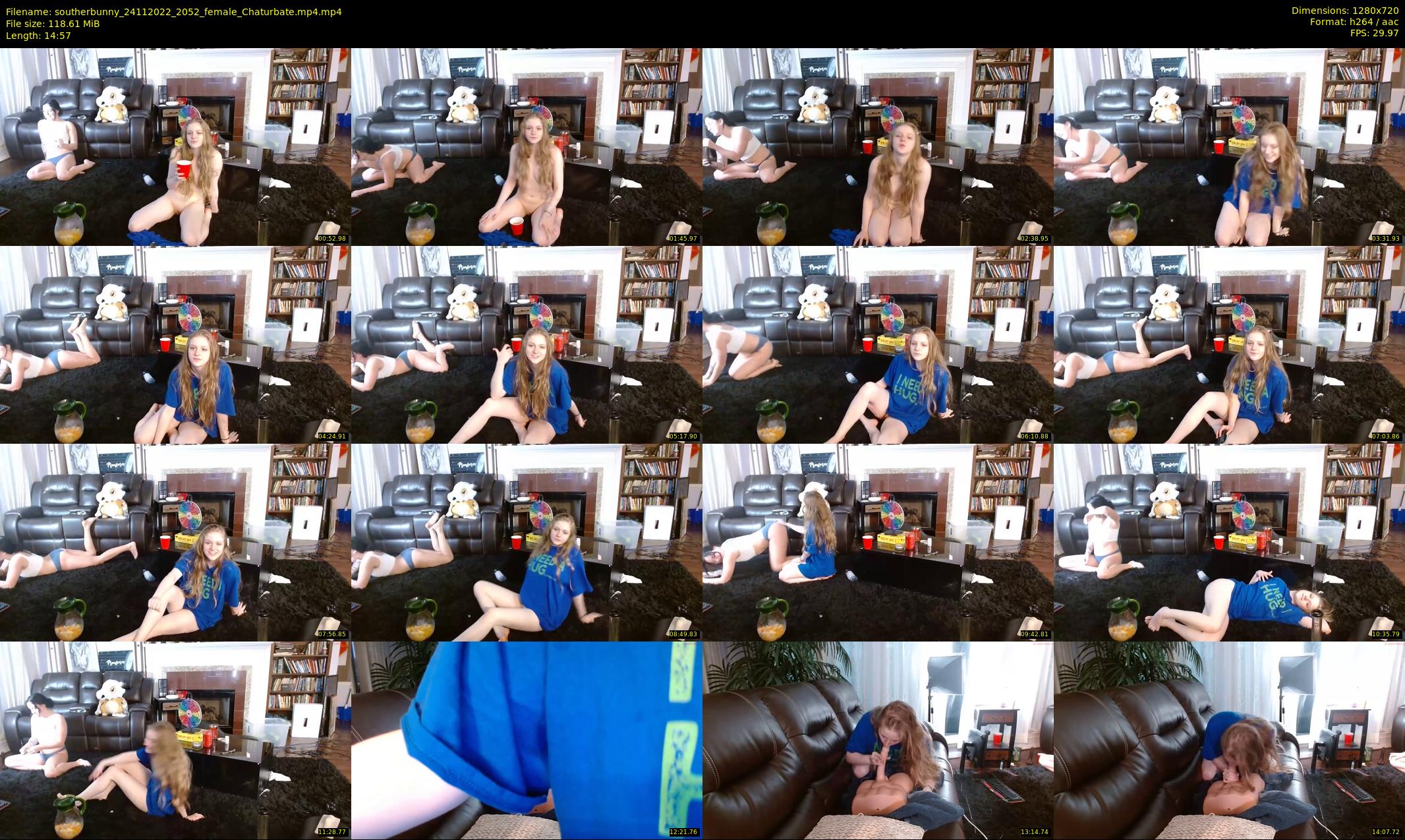 southerbunny — 15 minute Chaturbate female cam show recording, 720p, Nov 24, 2022