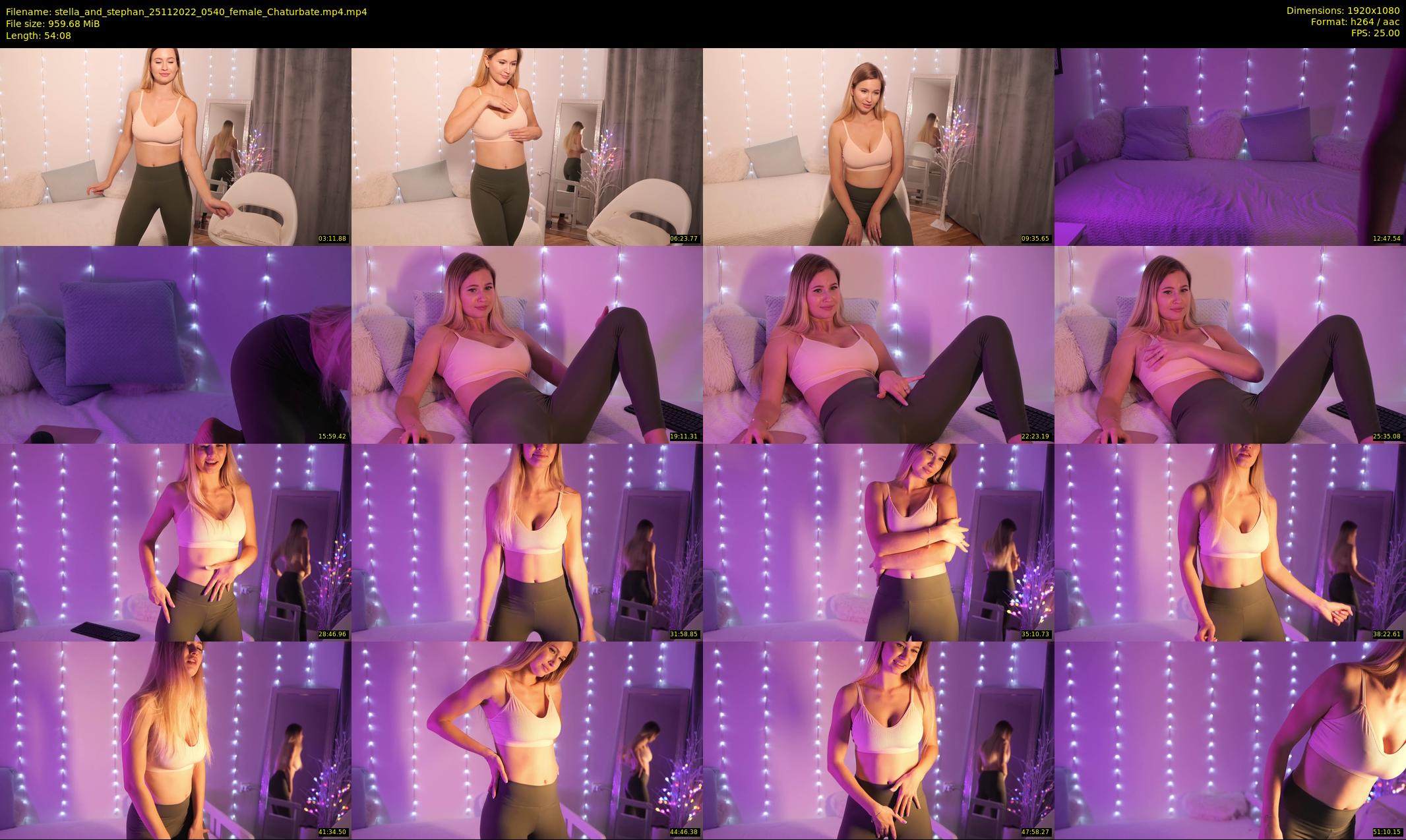 stella_and_stephan — 55 minute Chaturbate couple cam show recording, 1080p, Nov 25, 2022