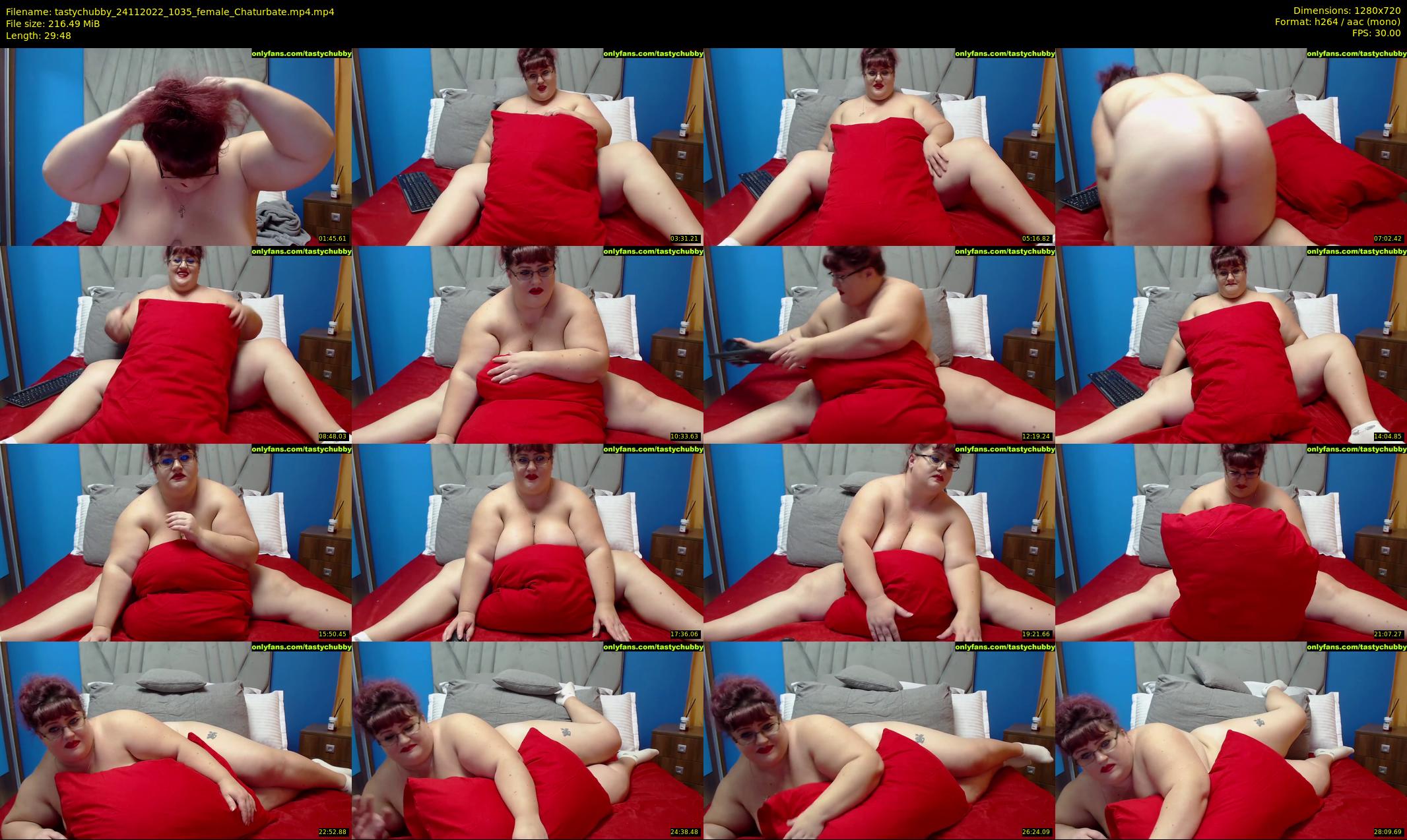 tastychubby — 30 minute Chaturbate female cam show recording, 720p, Nov 24, 2022