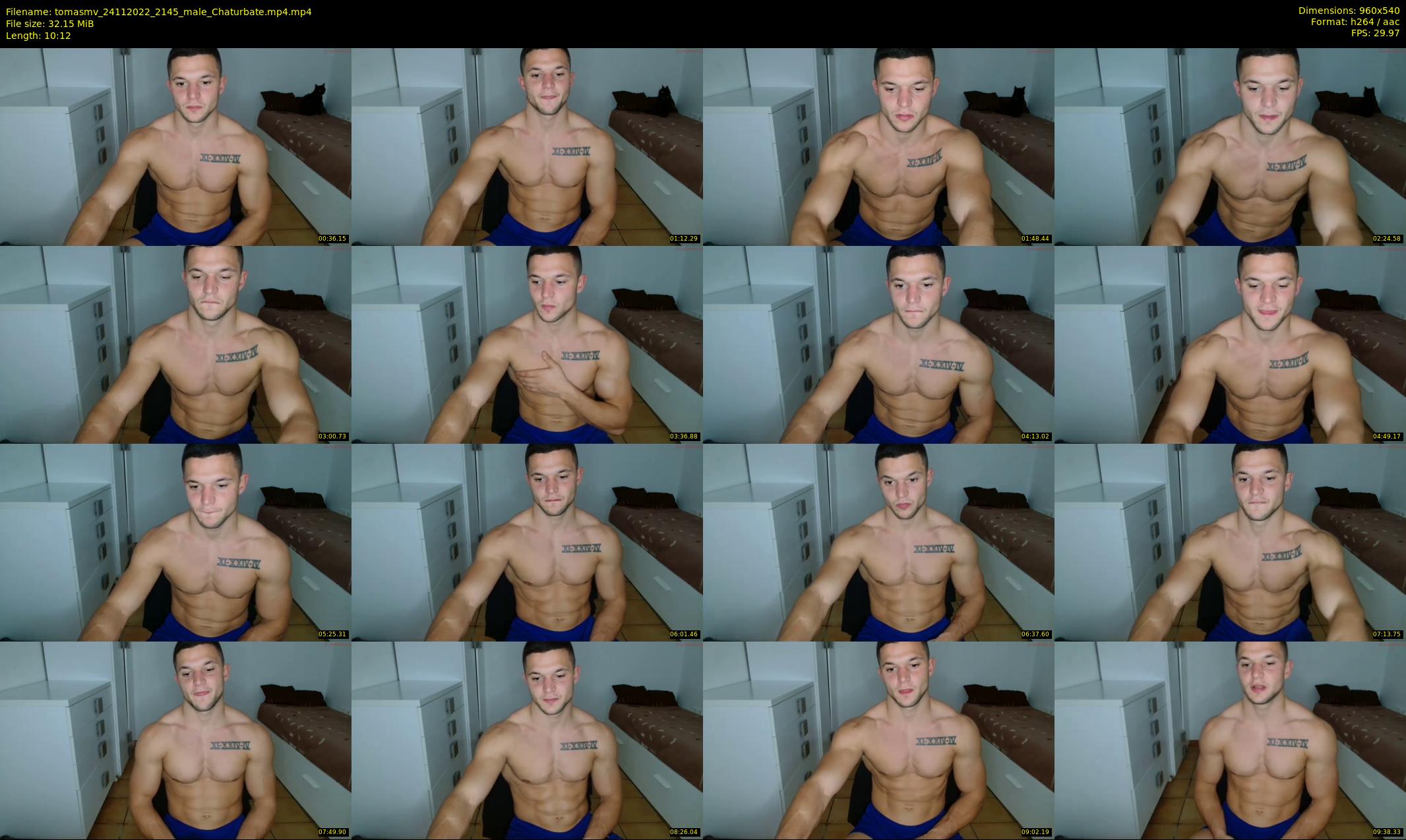 tomasmv — 11 minute Chaturbate male cam show recording, 480p, Nov 24, 2022