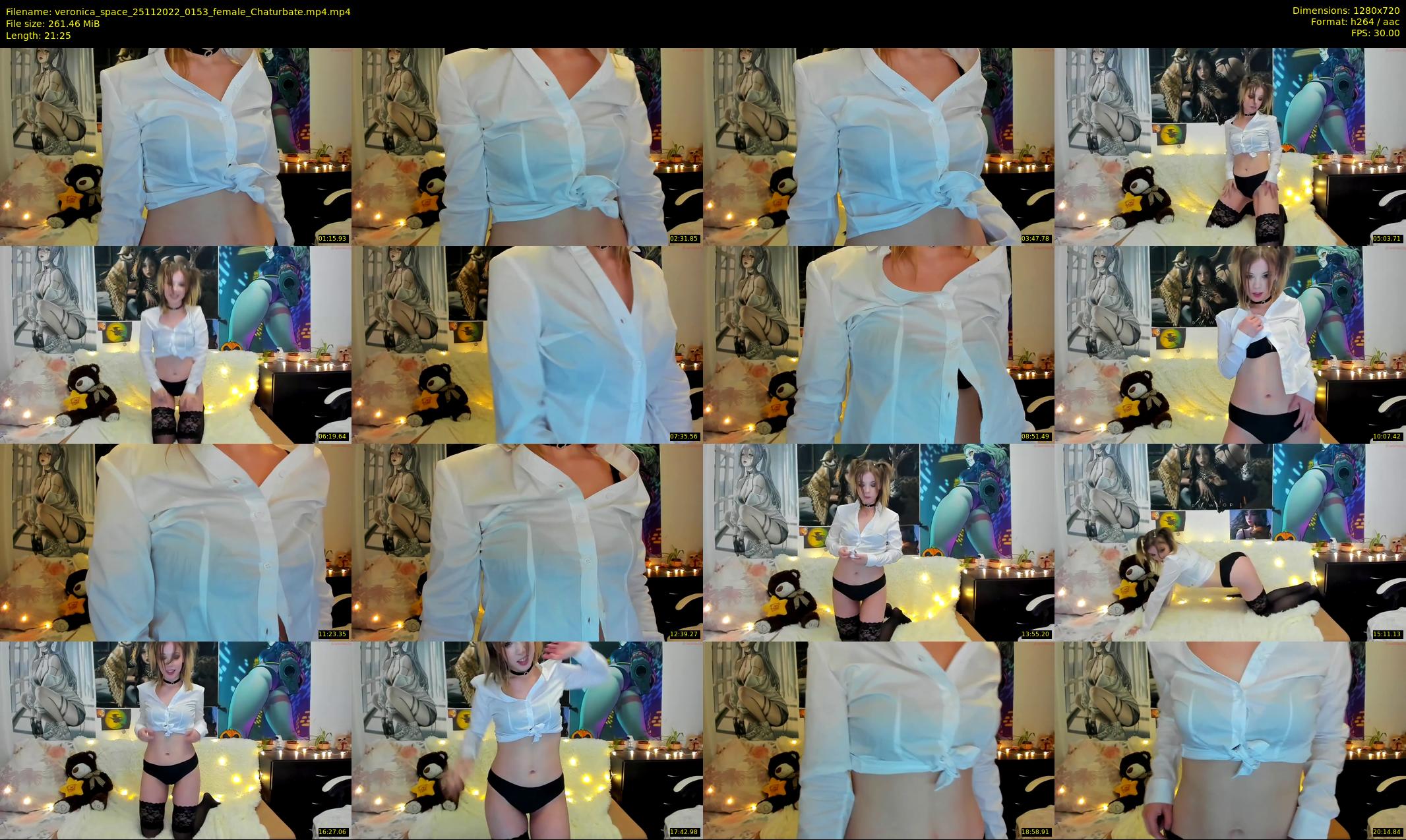 veronica_space — 22 minute Chaturbate female cam show recording, 720p, Nov 25, 2022