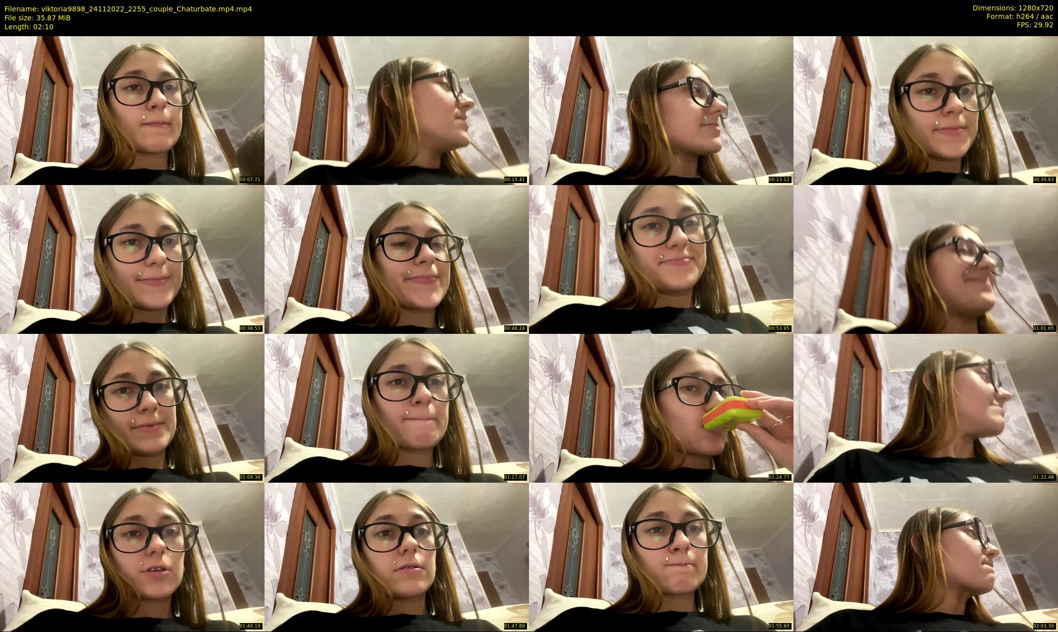 viktoria9898 — 3 minute Chaturbate couple cam show recording, 720p, Nov 24, 2022