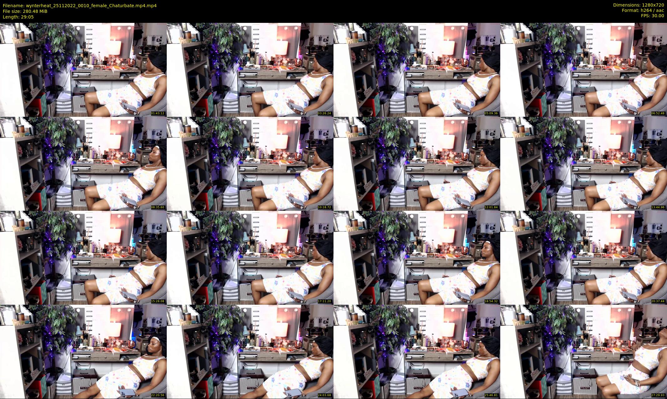 wynterheat — 30 minute Chaturbate female cam show recording, 720p, Nov 25, 2022