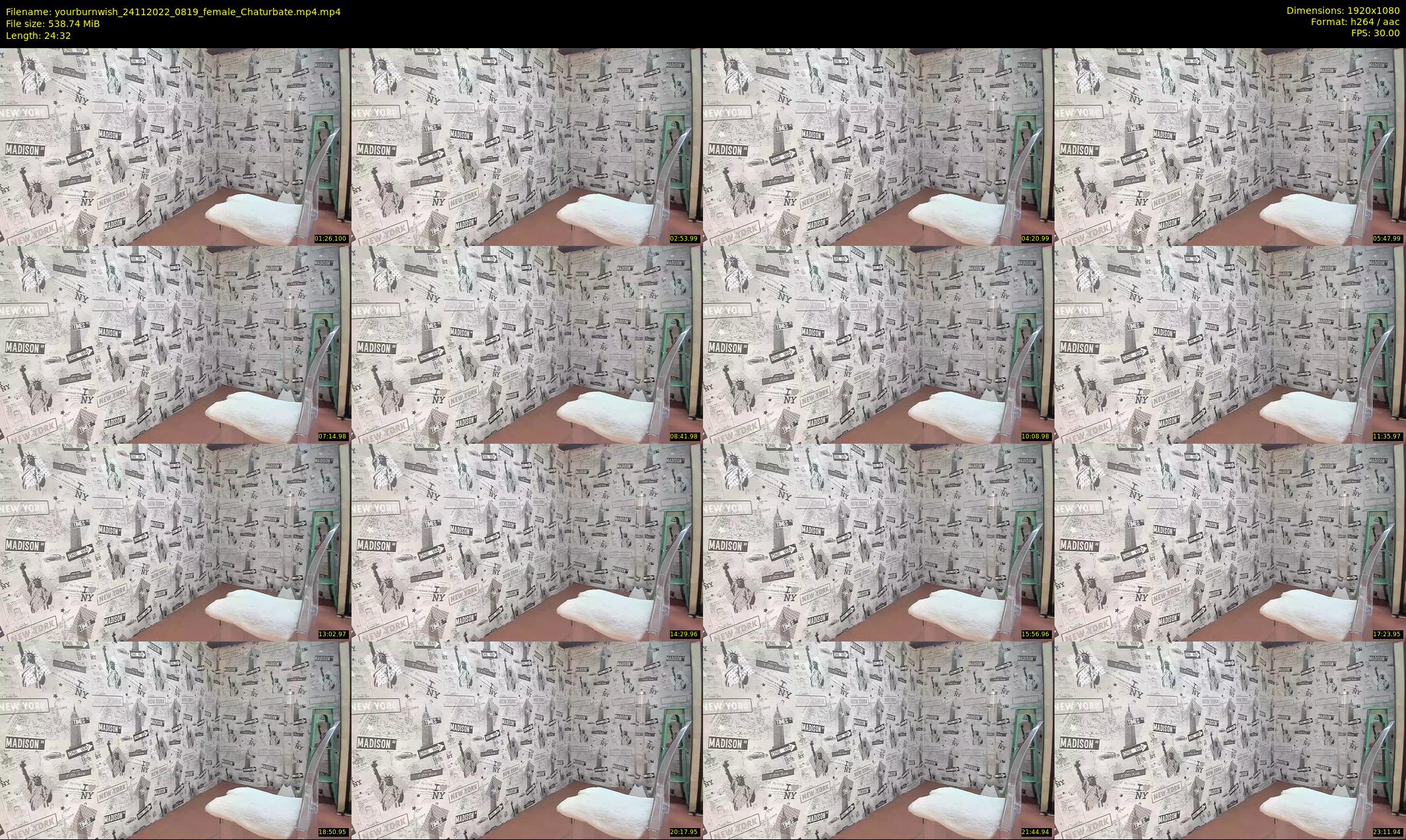 yourburnwish — 25 minute Chaturbate female cam show recording, 1080p, Nov 24, 2022