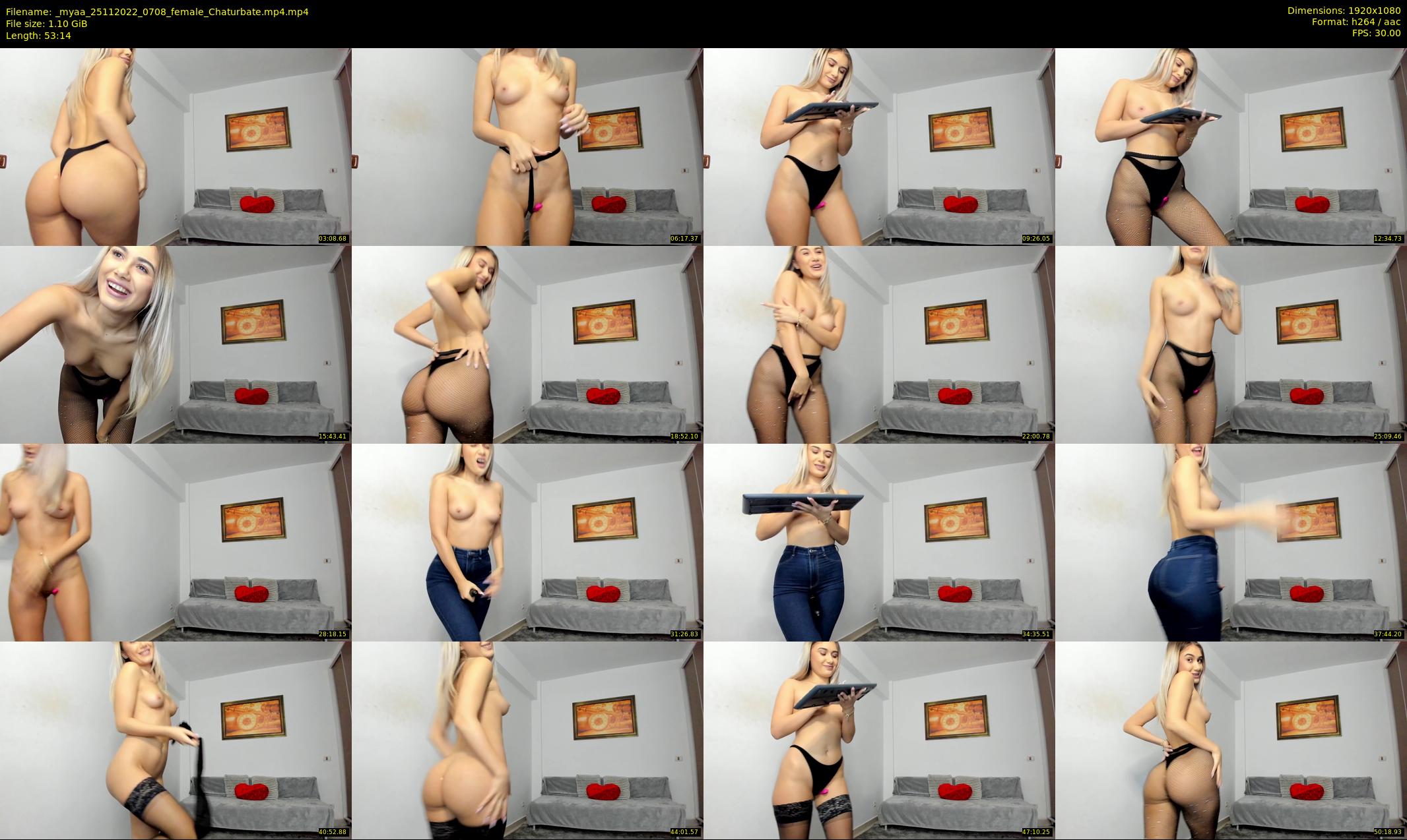 _myaa — 54 minute Chaturbate female cam show recording, 1080p, Nov 25, 2022