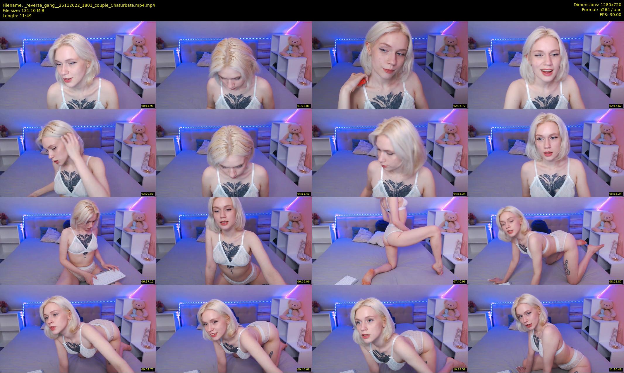 _reverse_gang_ — 12 minute Chaturbate couple cam show recording, 720p, Nov 25, 2022
