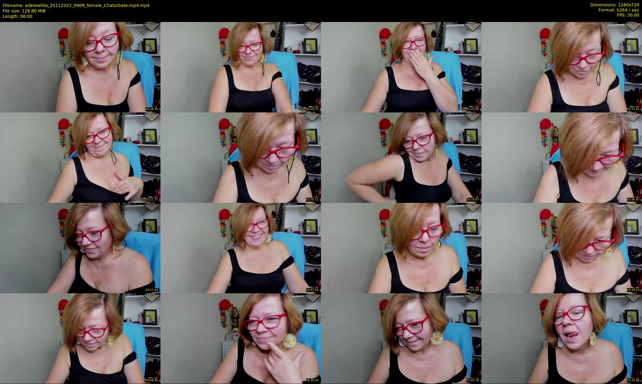 adelewildx — 8 minute Chaturbate female cam show recording, 720p, Nov 25, 2022