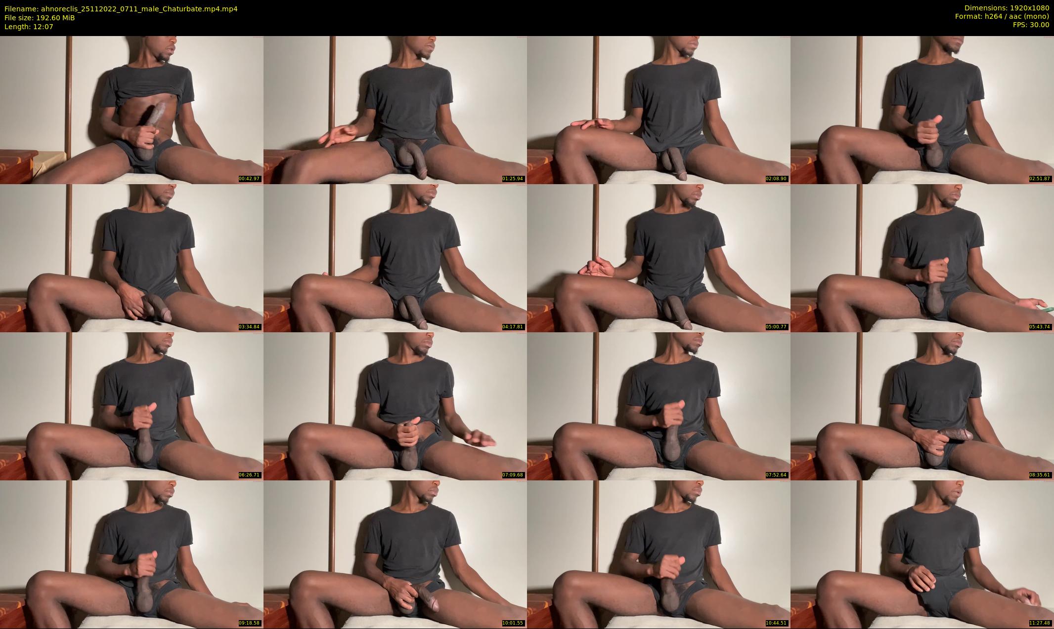 ahnoreclis — 13 minute Chaturbate male cam show recording, 1080p, Nov 25, 2022